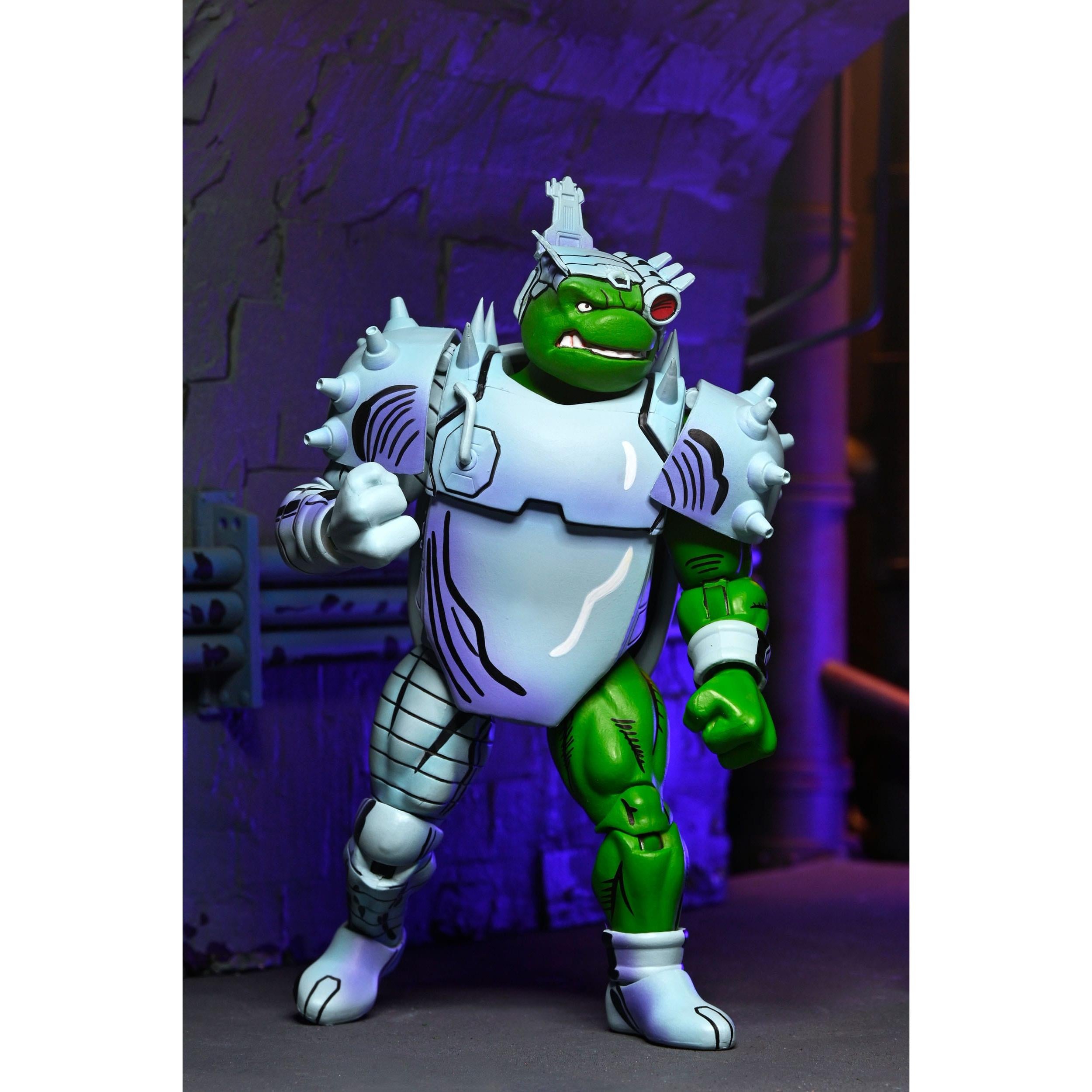 TMNT (Mirage): Cyborg Donatello-Actionfiguren-NECA-Mighty Underground