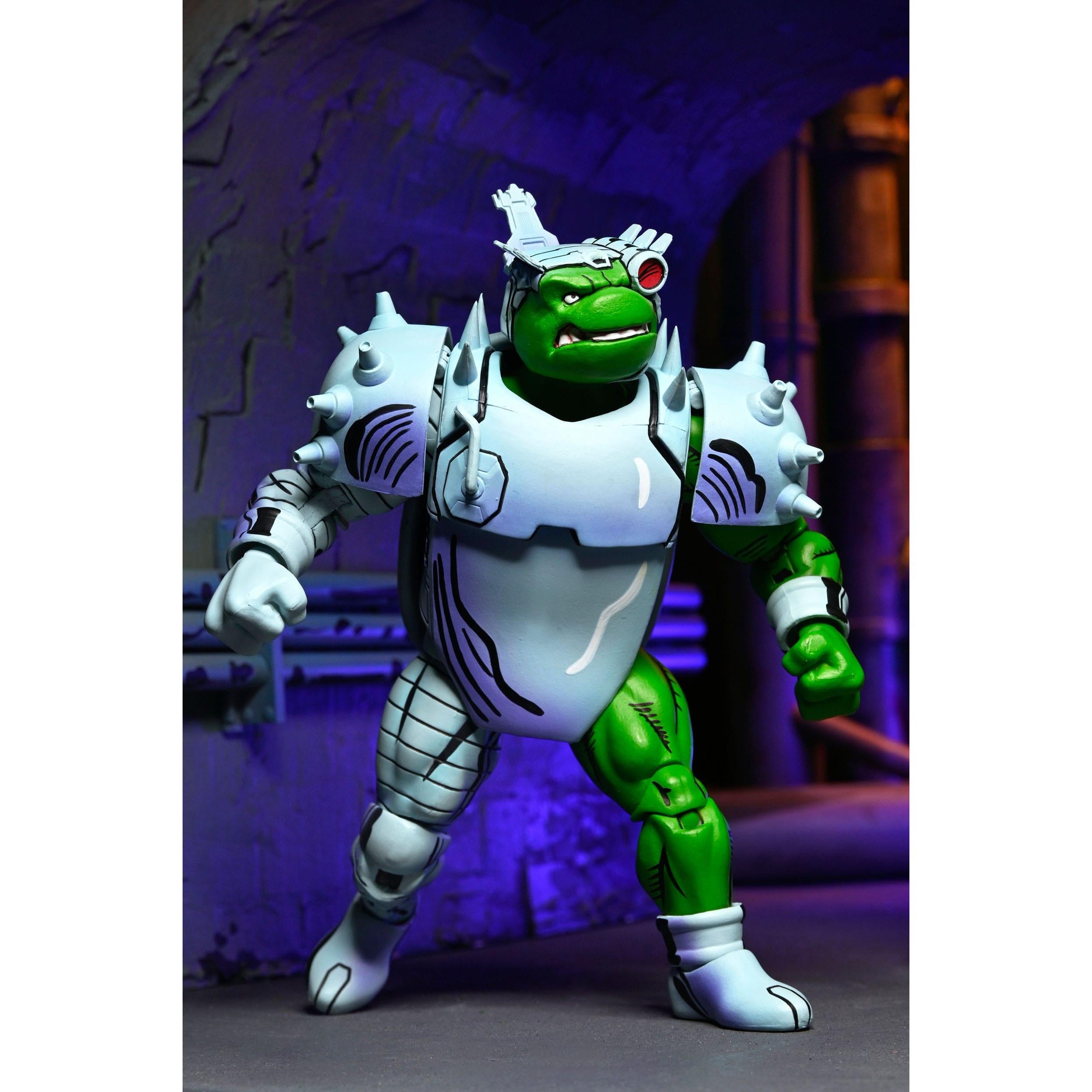 TMNT (Mirage): Cyborg Donatello-Actionfiguren-NECA-Mighty Underground
