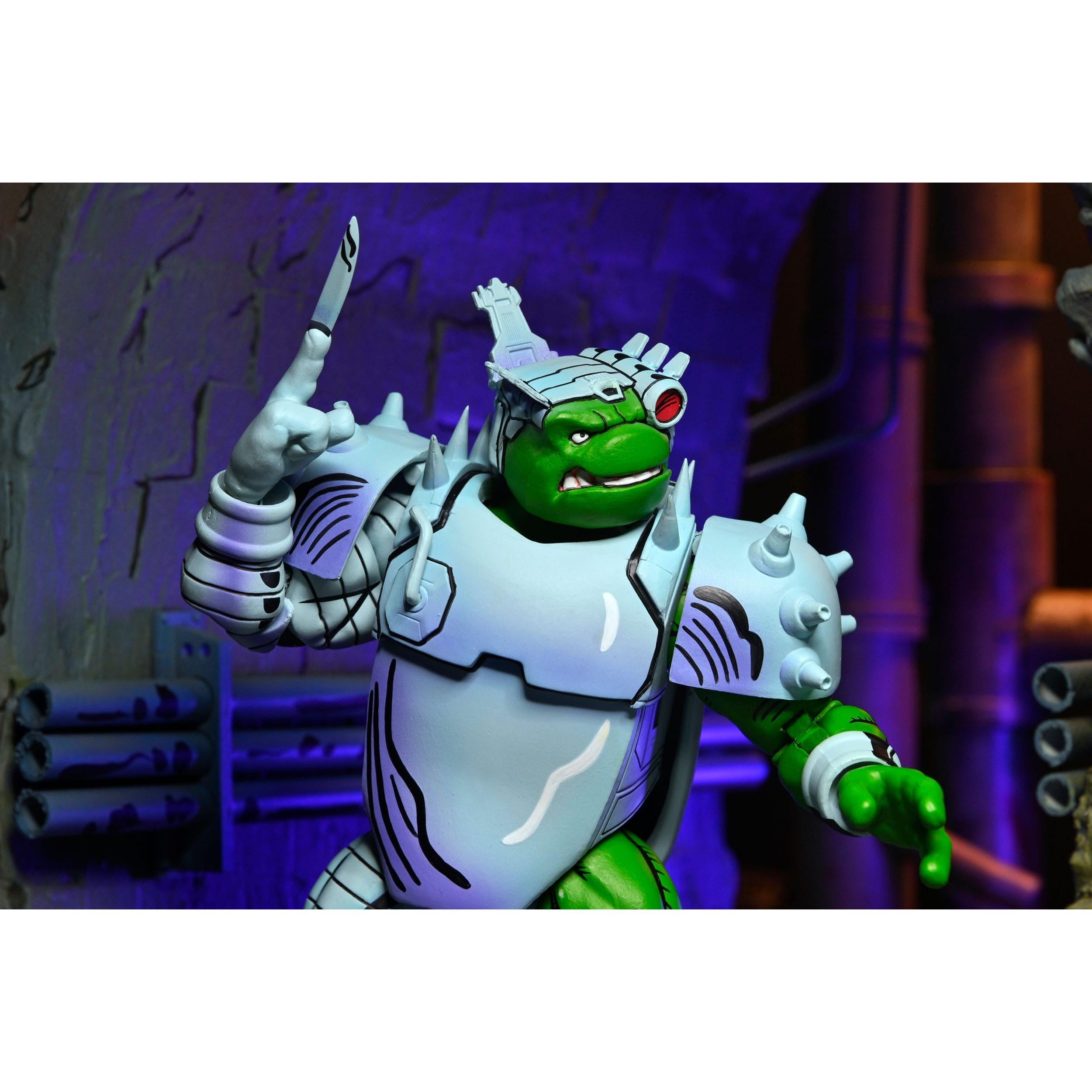 TMNT (Mirage): Cyborg Donatello-Actionfiguren-NECA-Mighty Underground