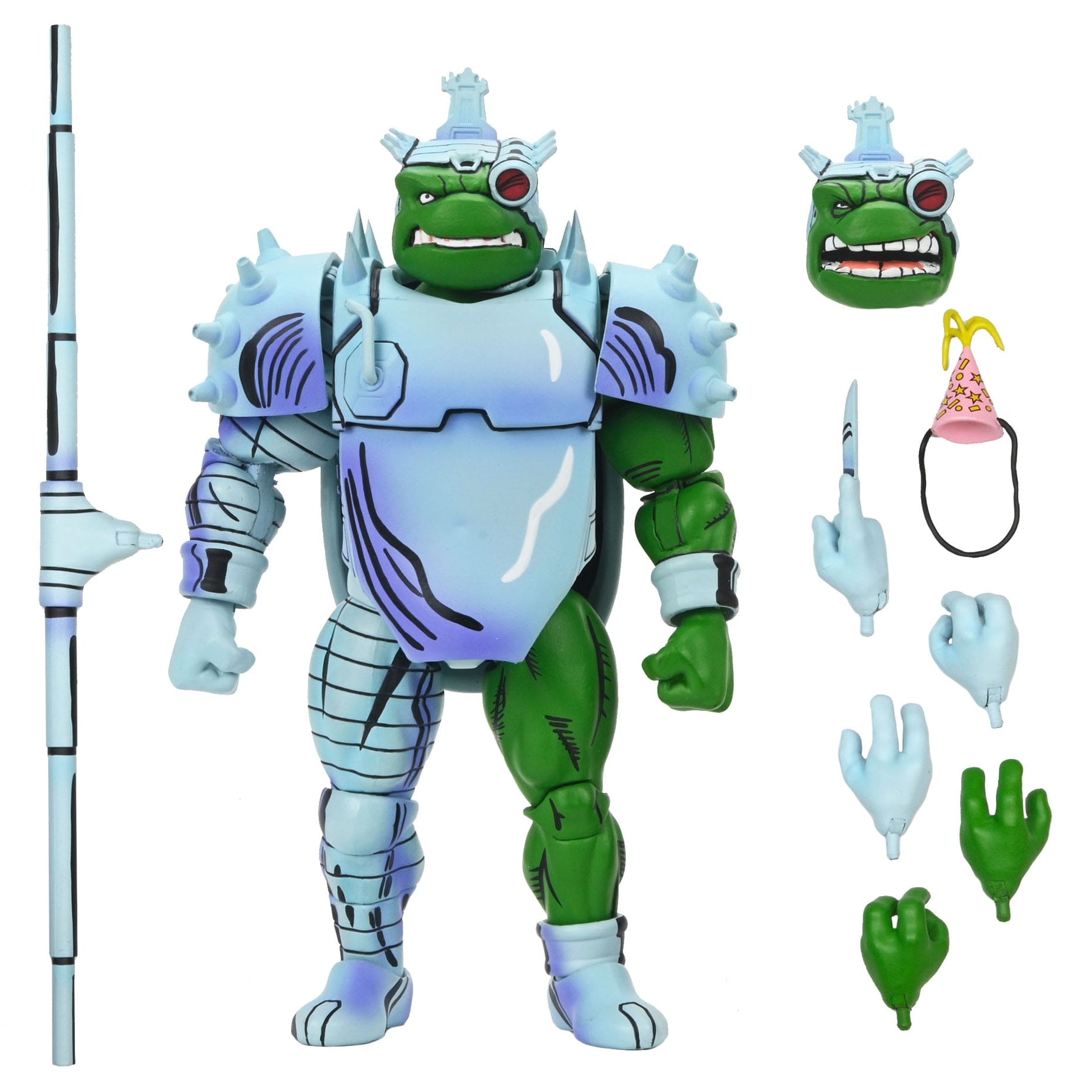 TMNT (Mirage): Cyborg Donatello-Actionfiguren-NECA-Mighty Underground