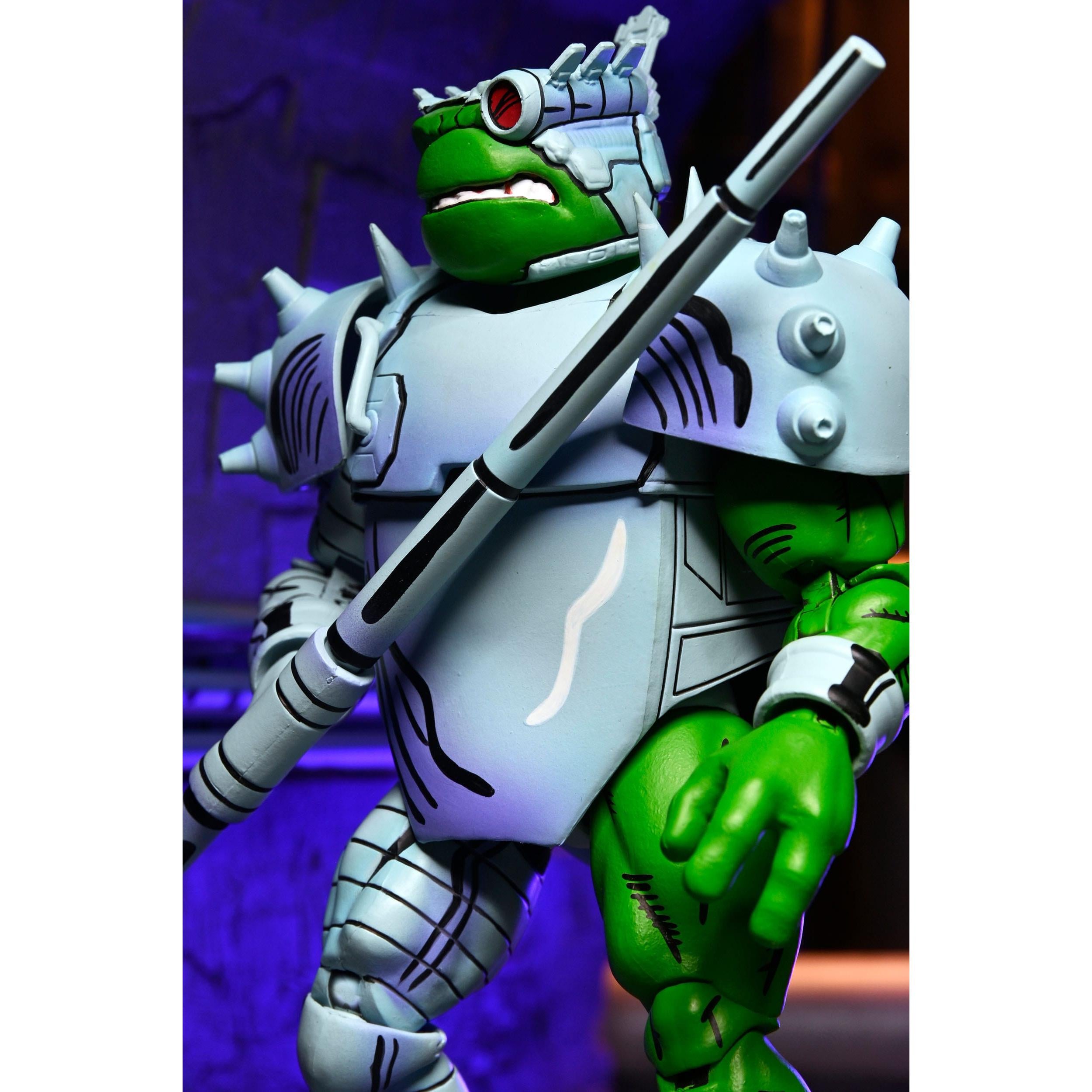 TMNT (Mirage): Cyborg Donatello-Actionfiguren-NECA-Mighty Underground