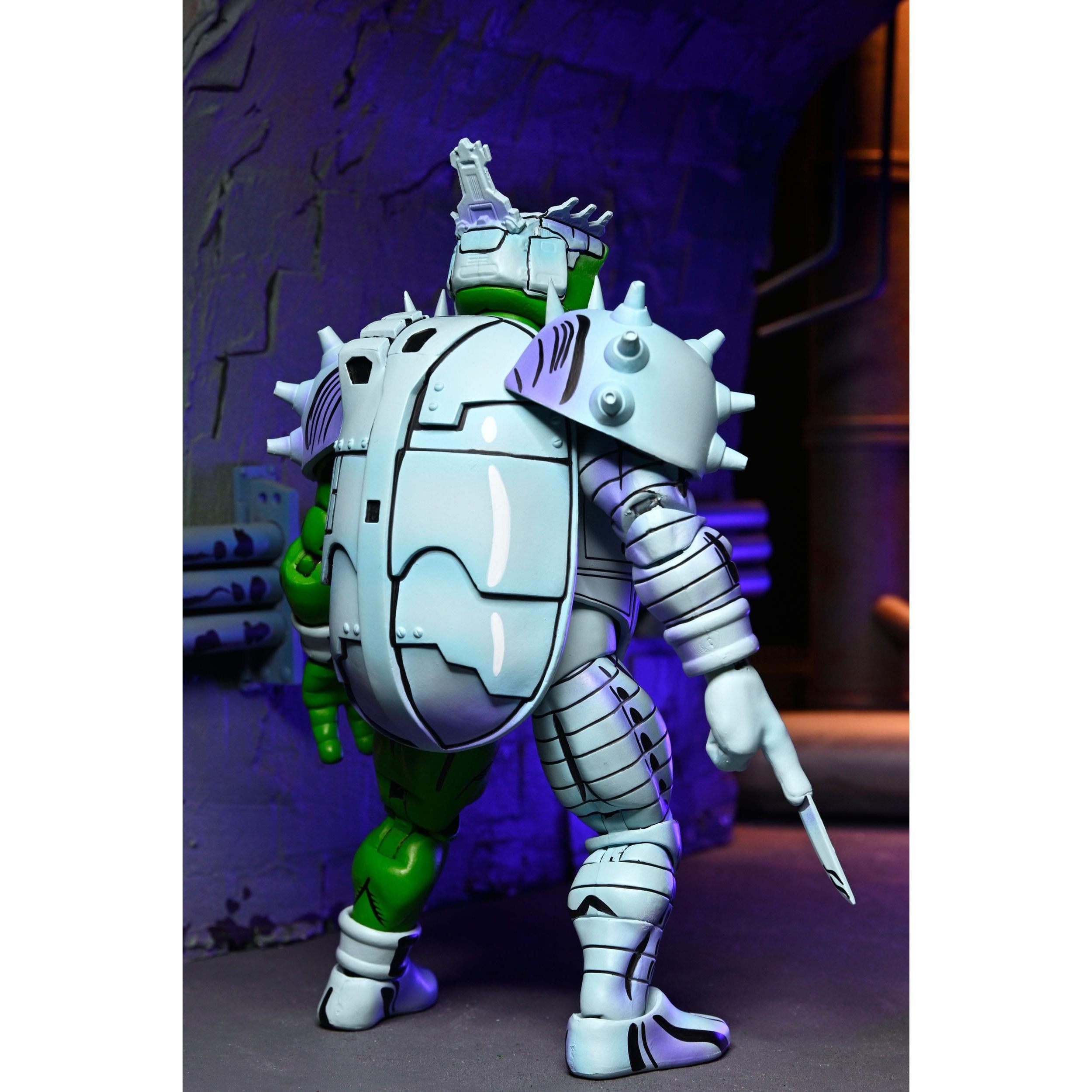 TMNT (Mirage): Cyborg Donatello-Actionfiguren-NECA-Mighty Underground