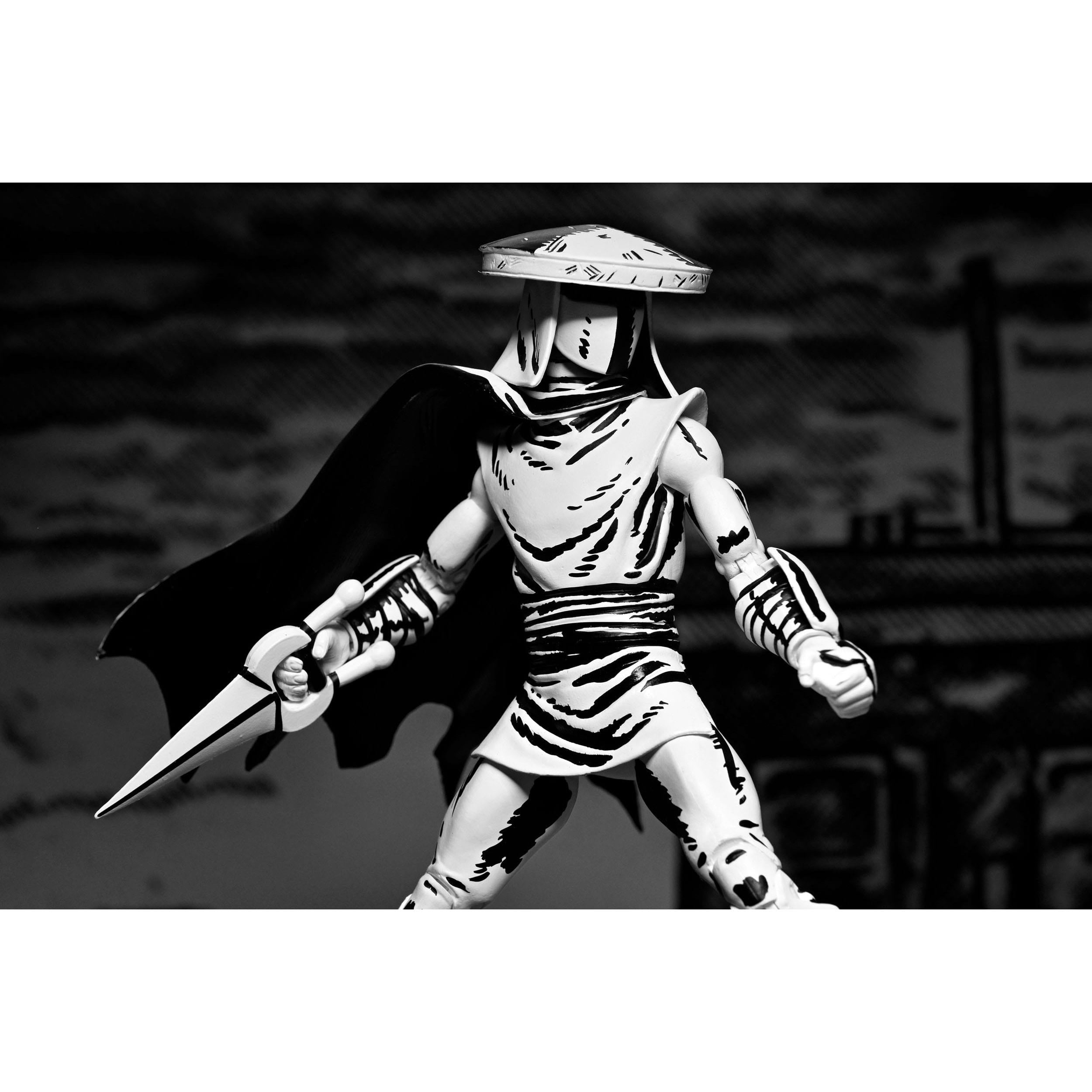 TMNT (Mirage): Elite Foot Ninja Guard (Black & White)-Actionfiguren-NECA-Mighty Underground