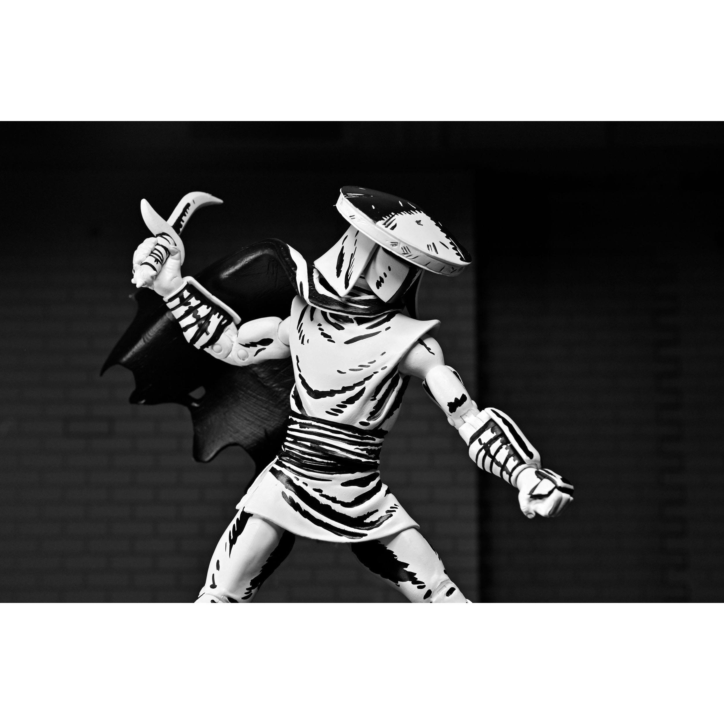 TMNT (Mirage): Elite Foot Ninja Guard (Black & White)-Actionfiguren-NECA-Mighty Underground