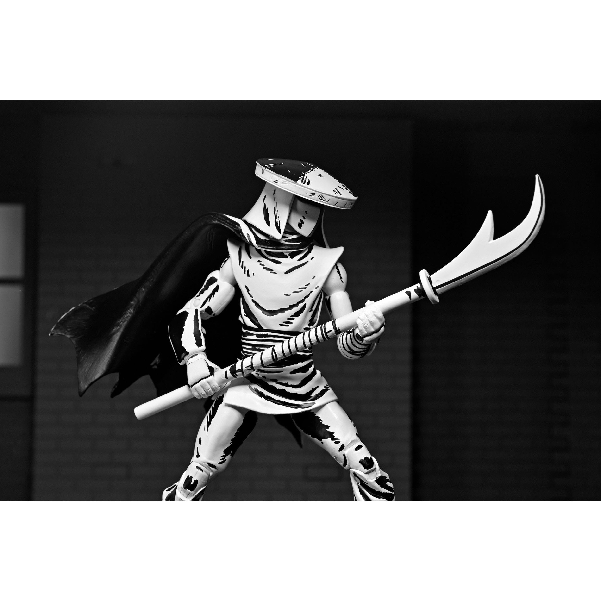 TMNT (Mirage): Elite Foot Ninja Guard (Black & White)-Actionfiguren-NECA-Mighty Underground
