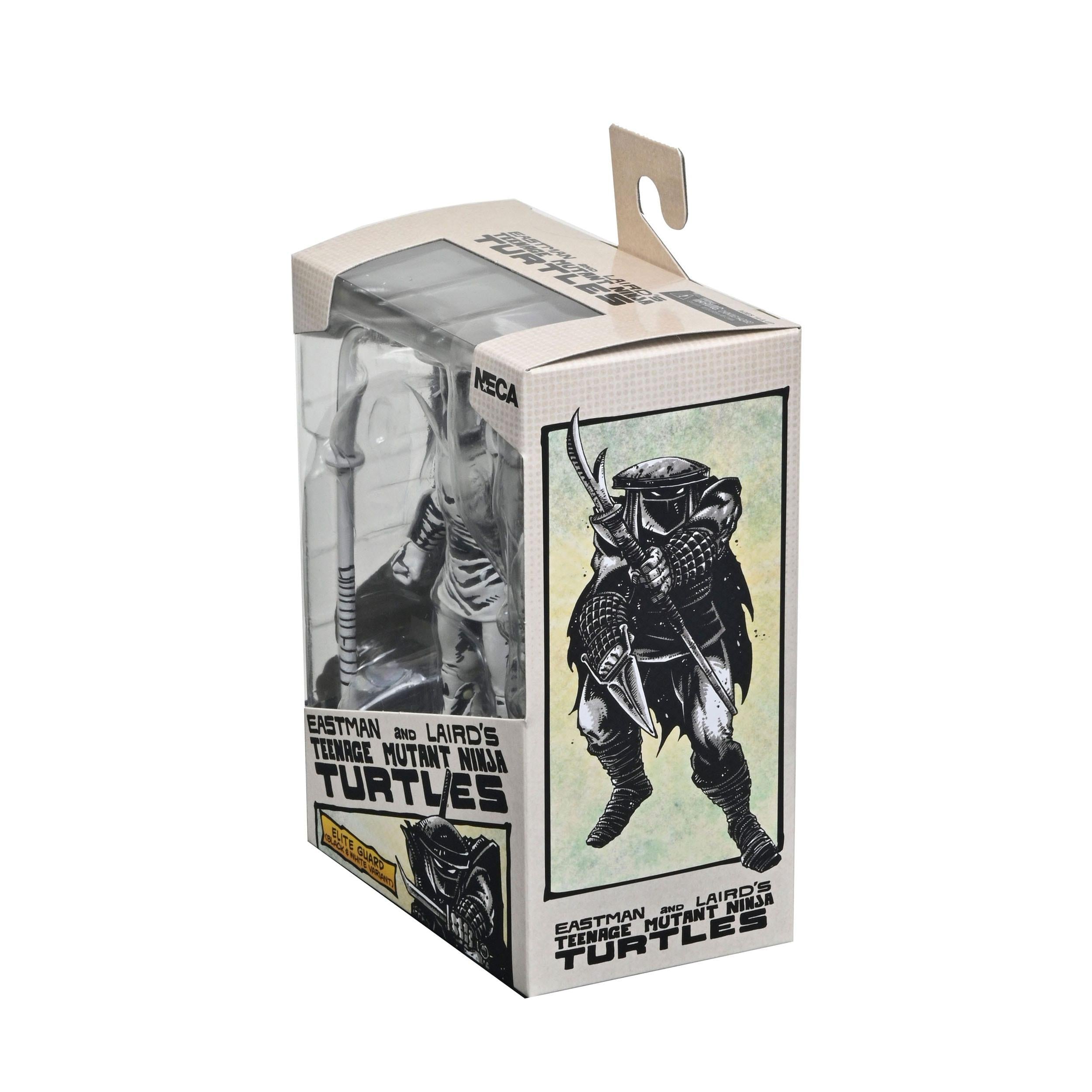 TMNT (Mirage): Elite Foot Ninja Guard (Black & White)-Actionfiguren-NECA-Mighty Underground