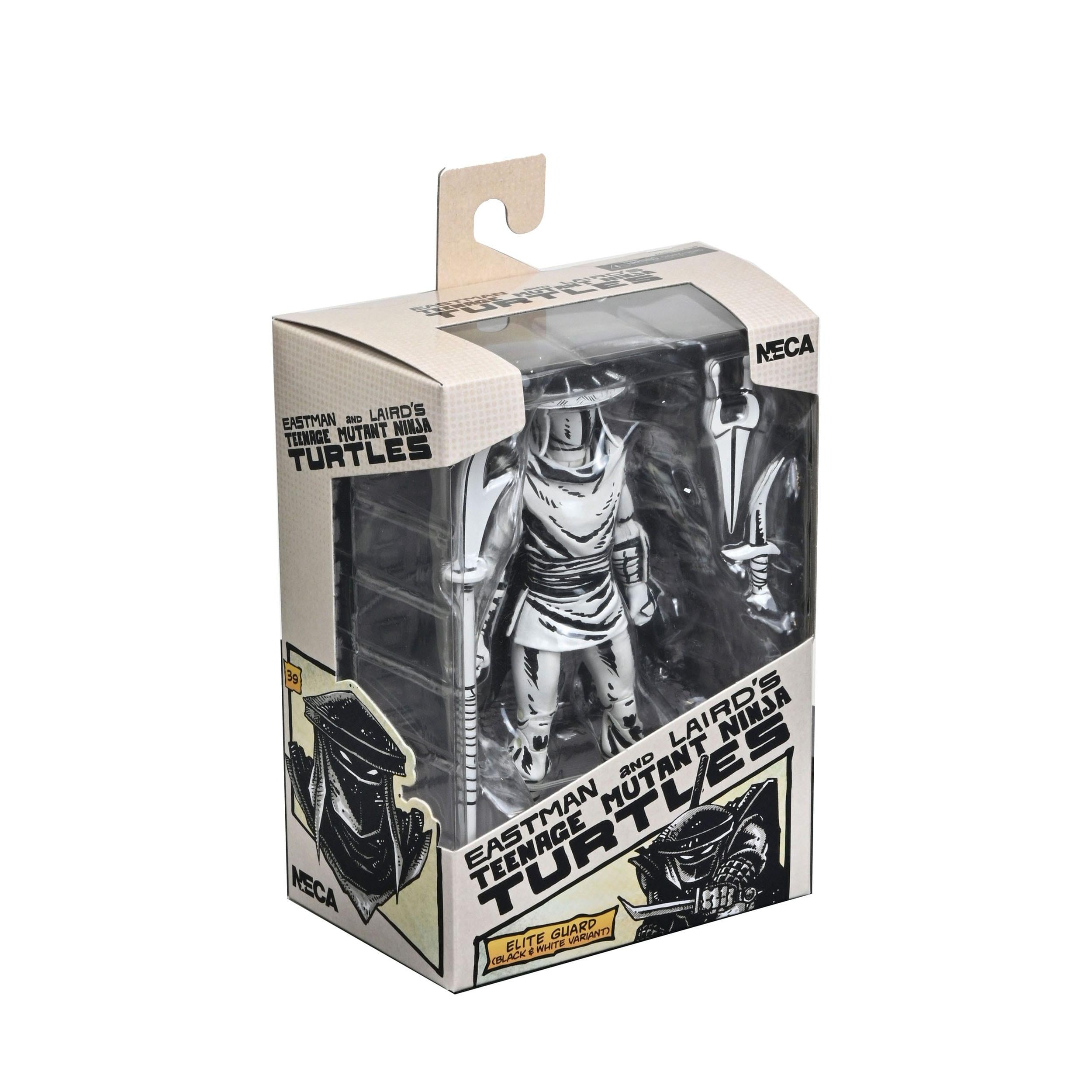 TMNT (Mirage): Elite Foot Ninja Guard (Black & White)-Actionfiguren-NECA-Mighty Underground