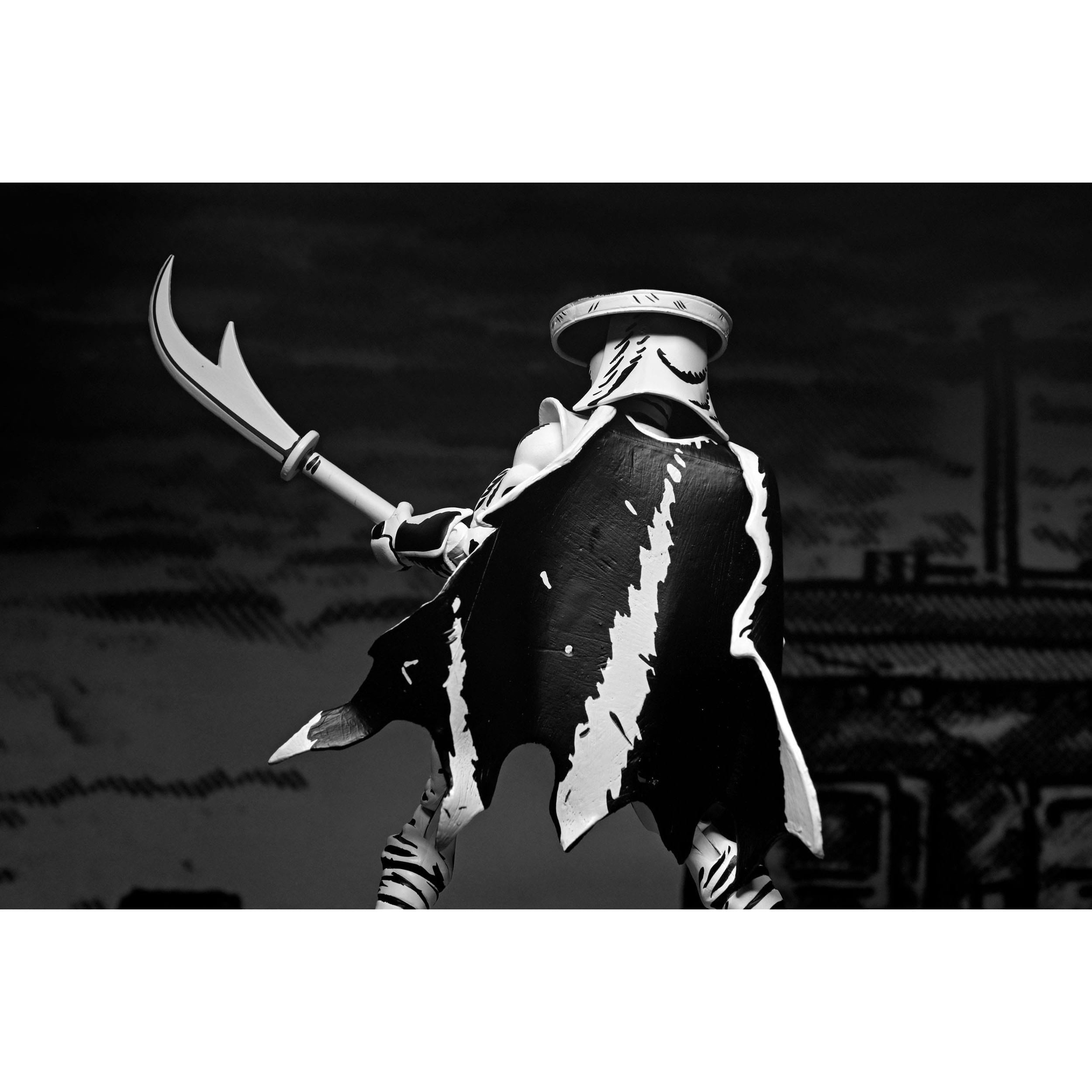 TMNT (Mirage): Elite Foot Ninja Guard (Black & White)-Actionfiguren-NECA-Mighty Underground