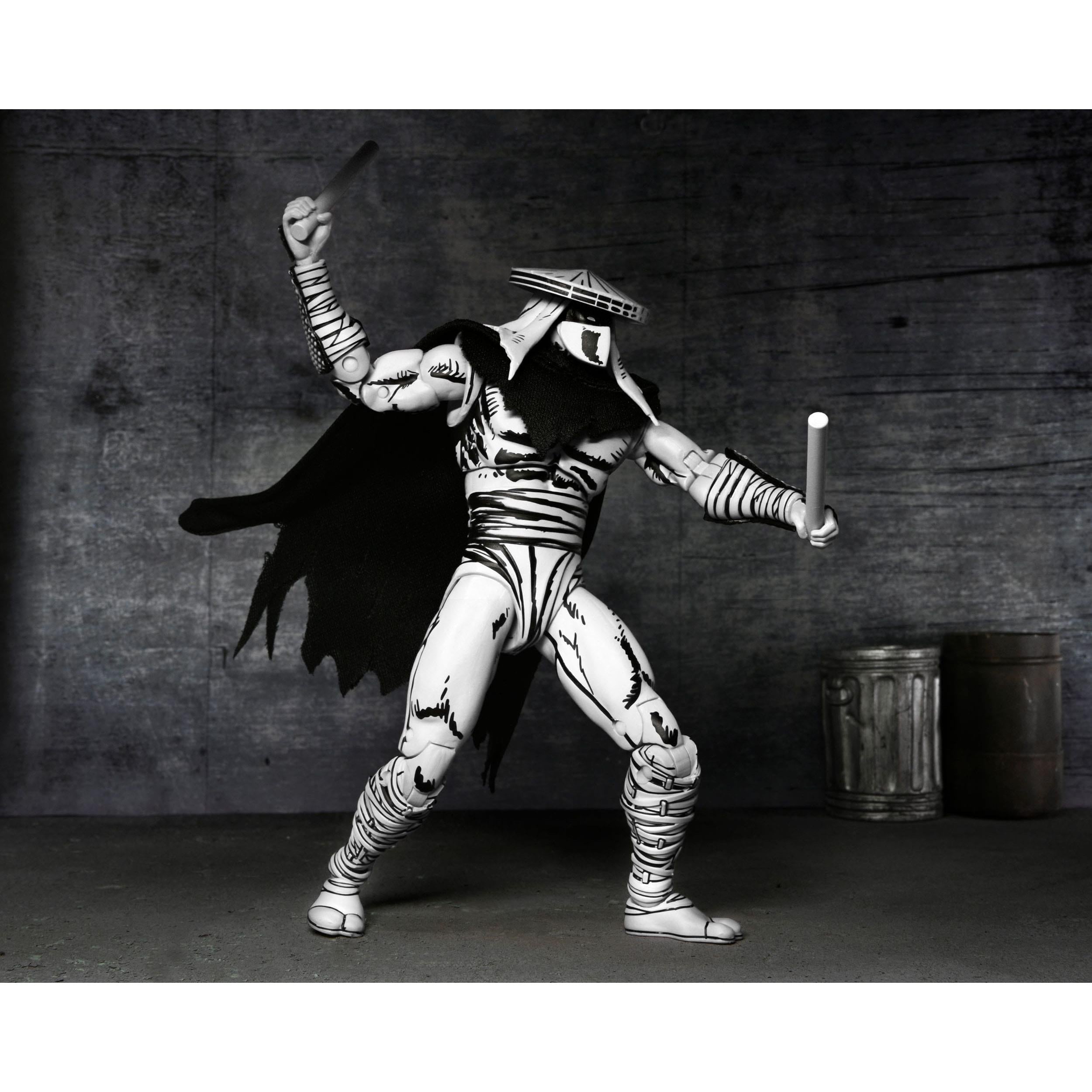 TMNT (Mirage): Foot Assassin (Black & White)-Actionfiguren-NECA-Mighty Underground