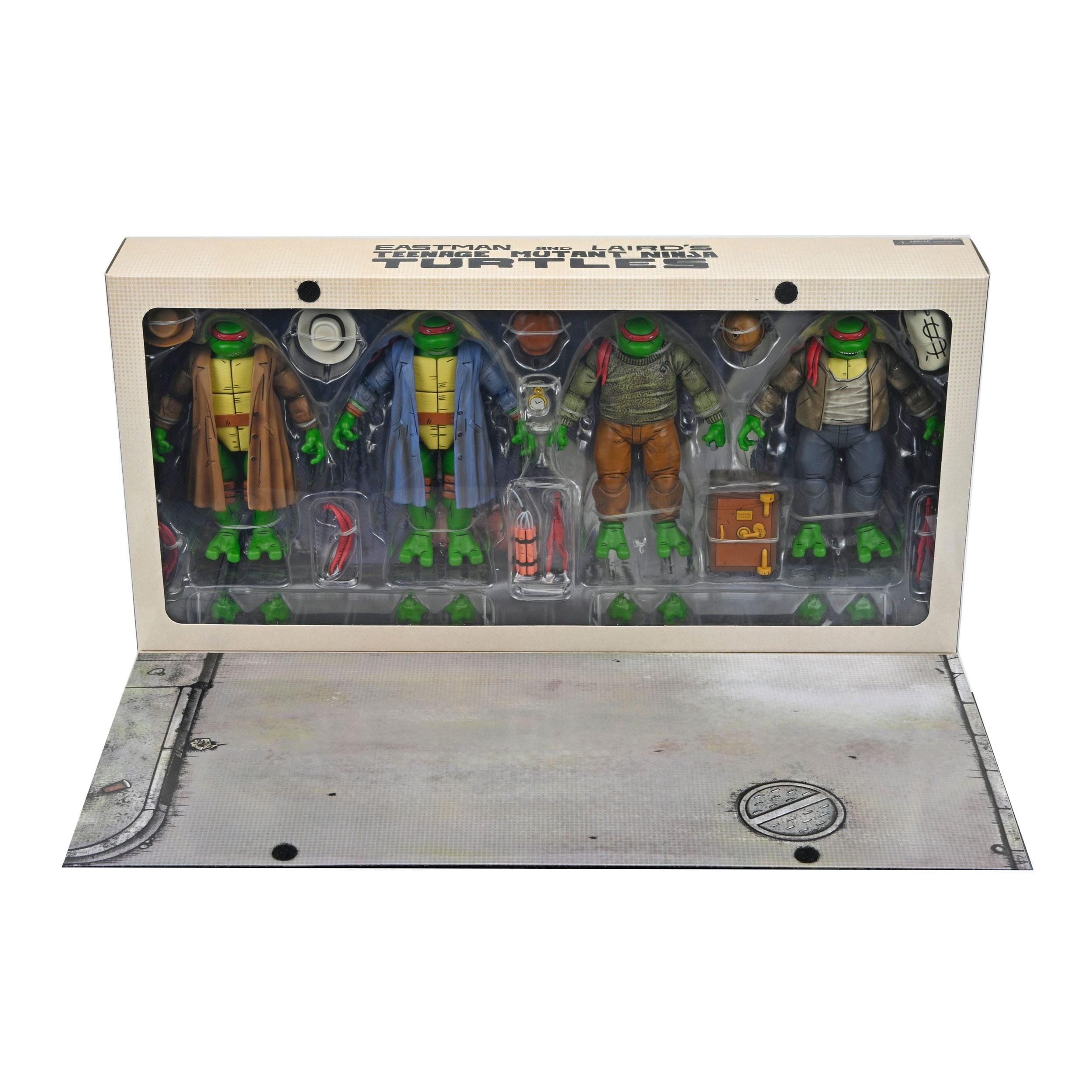 TMNT (Mirage): Gangster Turtles - 4-Pack-Actionfiguren-NECA-Mighty Underground