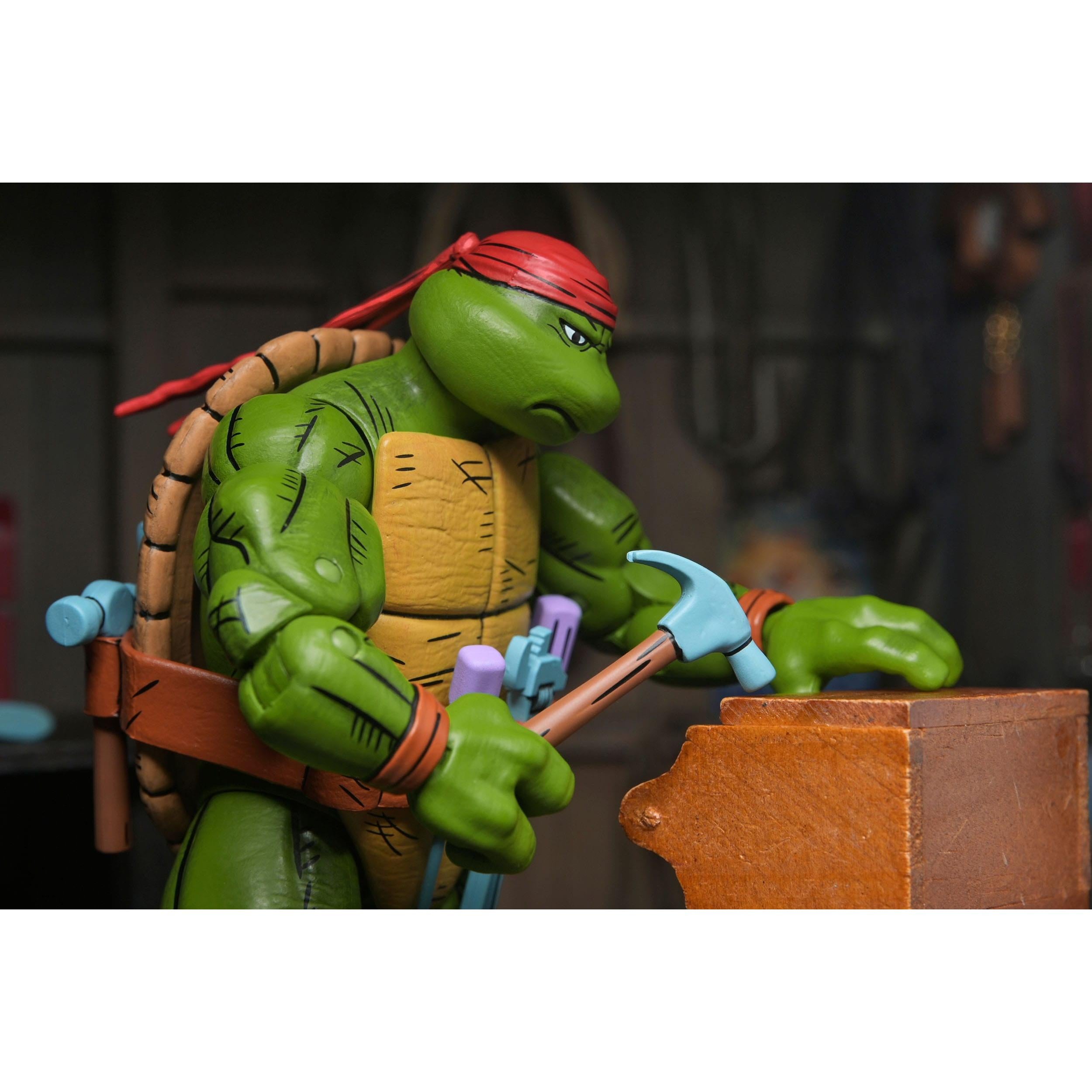 TMNT (Mirage): Handyman Donatello-Actionfiguren-NECA-Mighty Underground