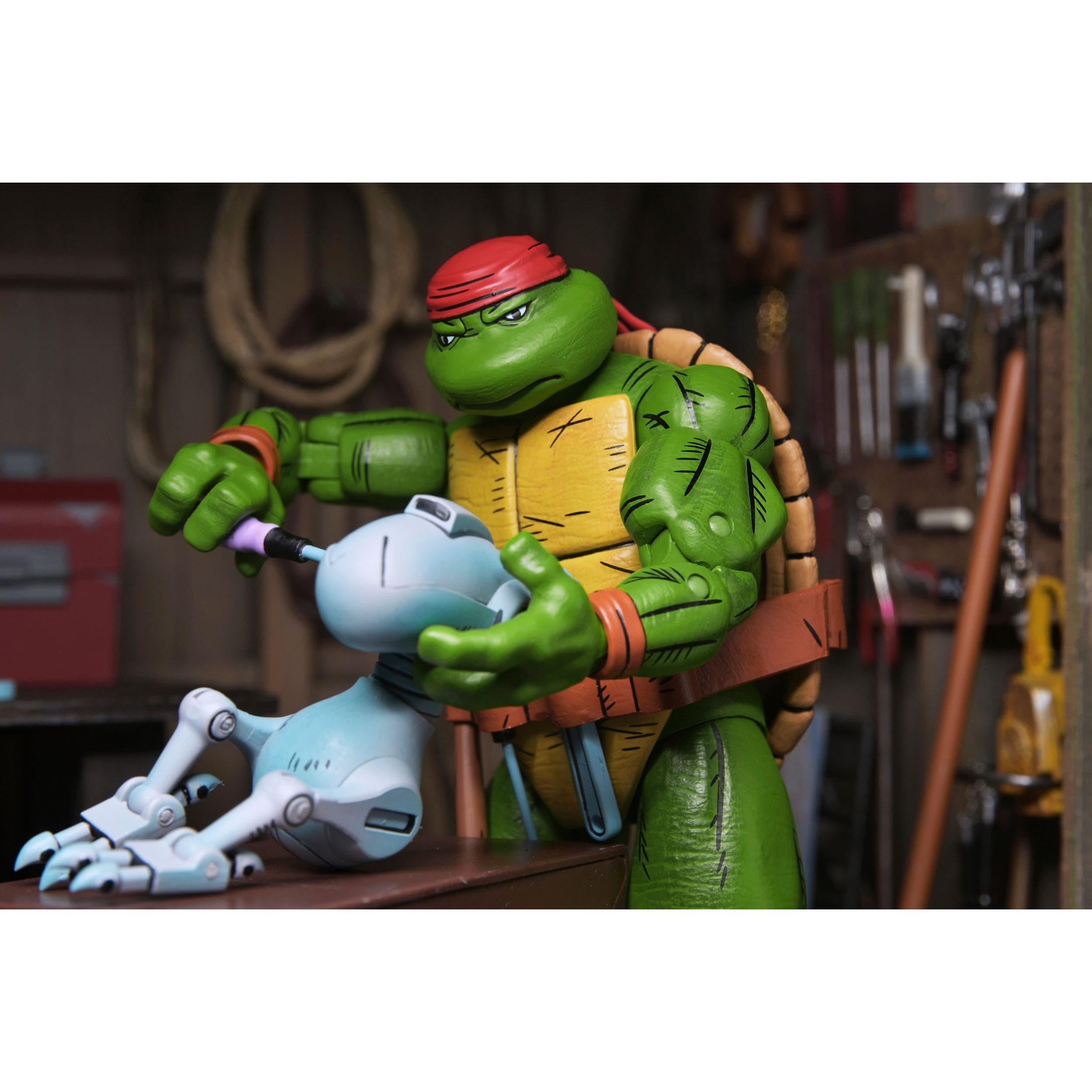 TMNT (Mirage): Handyman Donatello-Actionfiguren-NECA-Mighty Underground