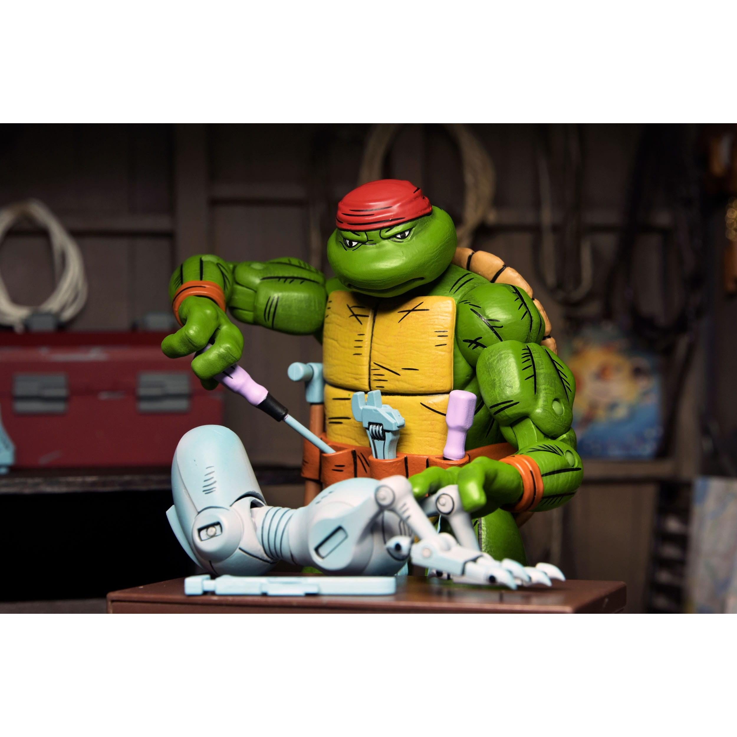 TMNT (Mirage): Handyman Donatello-Actionfiguren-NECA-Mighty Underground
