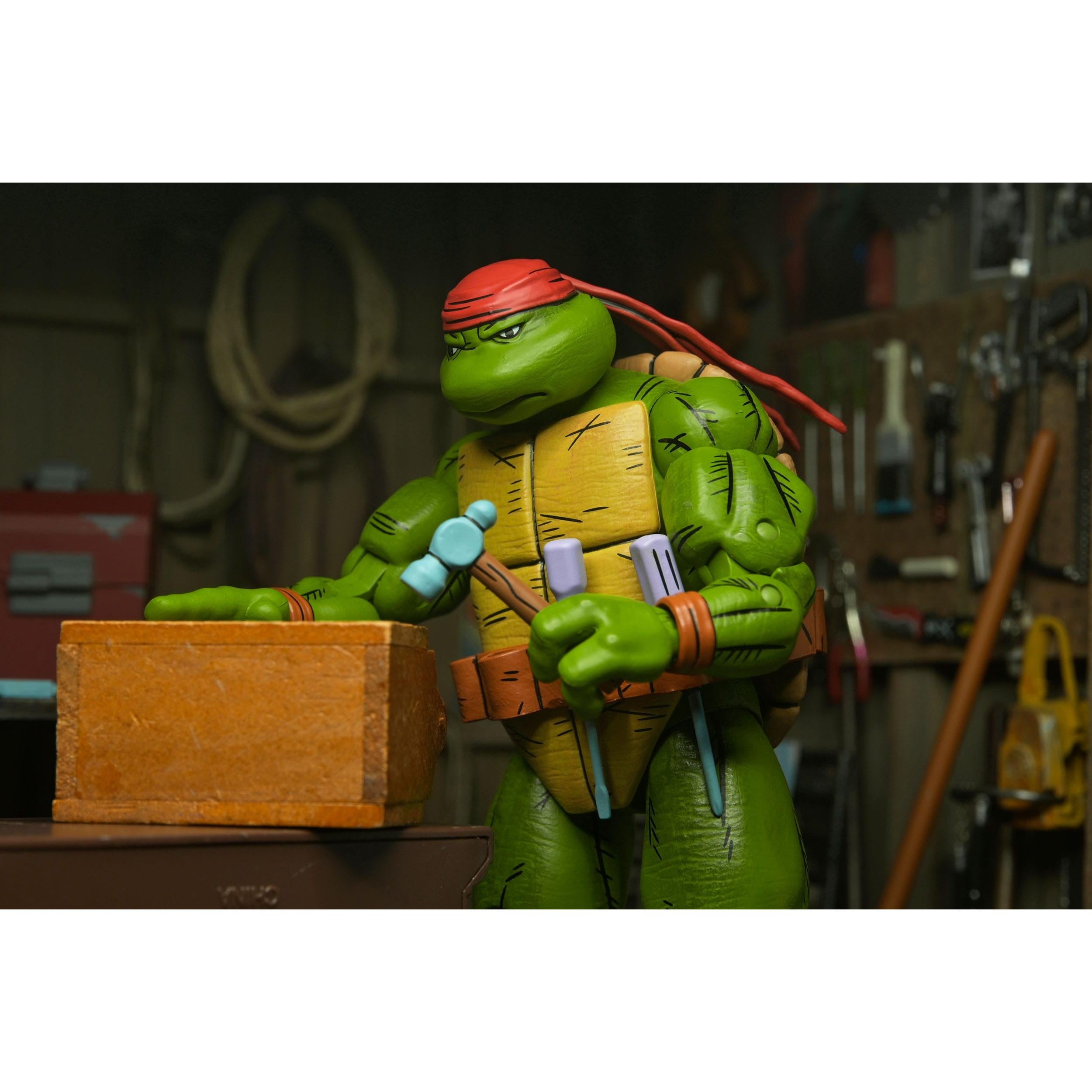 TMNT (Mirage): Handyman Donatello-Actionfiguren-NECA-Mighty Underground