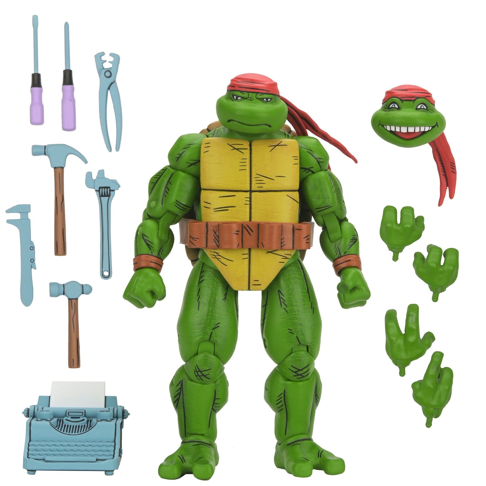 TMNT (Mirage): Handyman Donatello-Actionfiguren-NECA-Mighty Underground