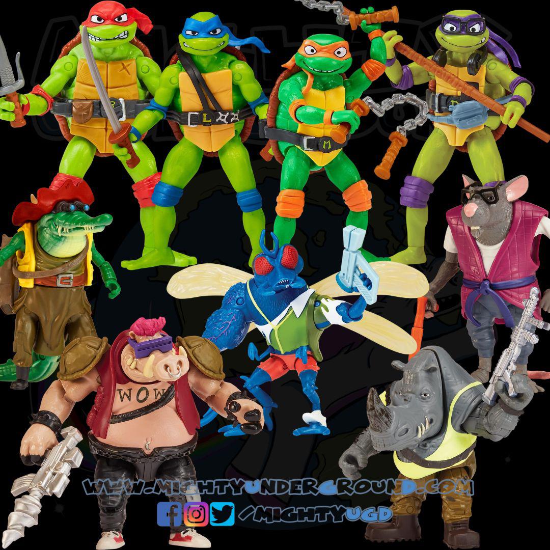 TMNT Mutant Mayhem Basic Figure 9 Set