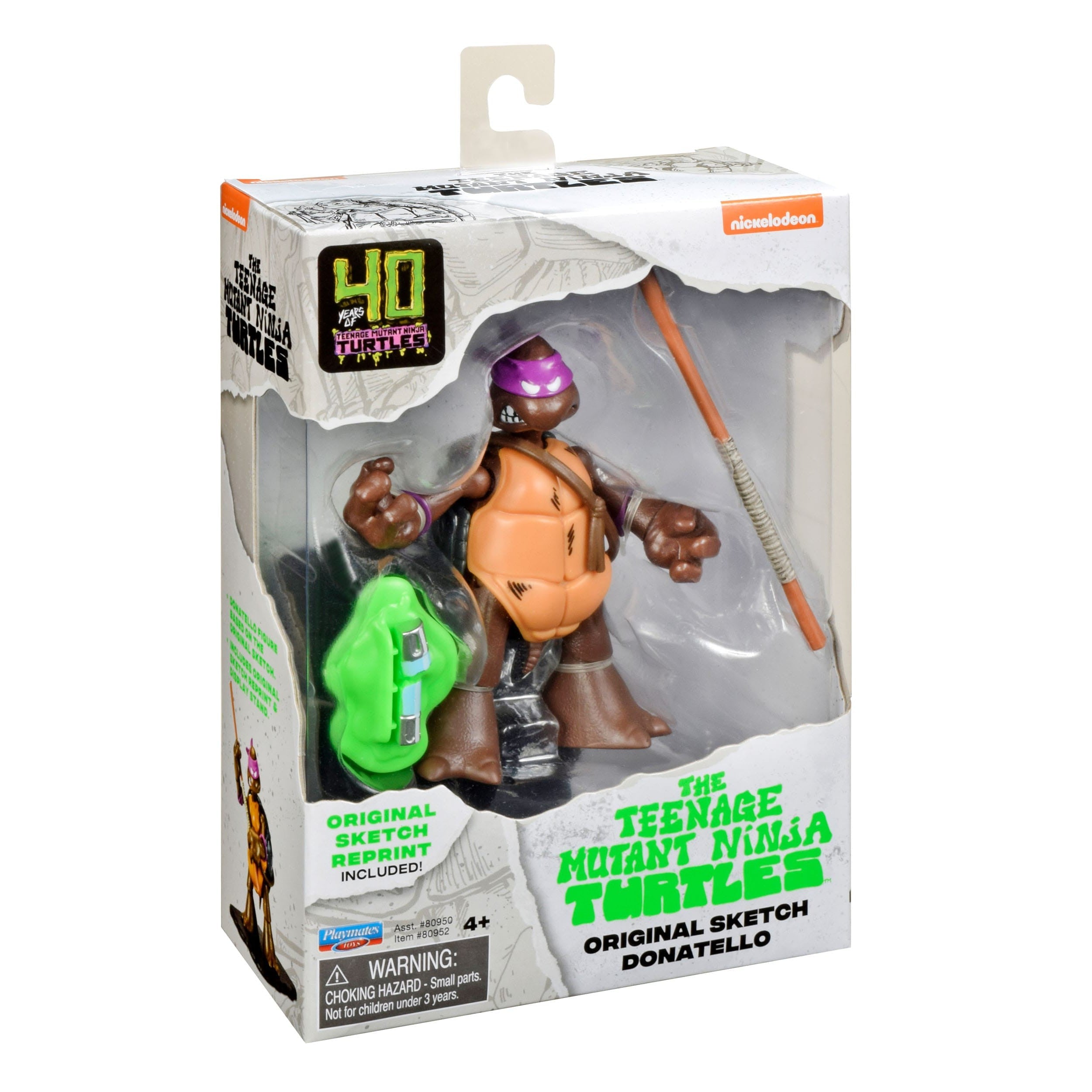 TMNT: Original Sketch Turtles (40th Anniv.) - 4-Set-Actionfiguren-Playmates Toys-Mighty Underground