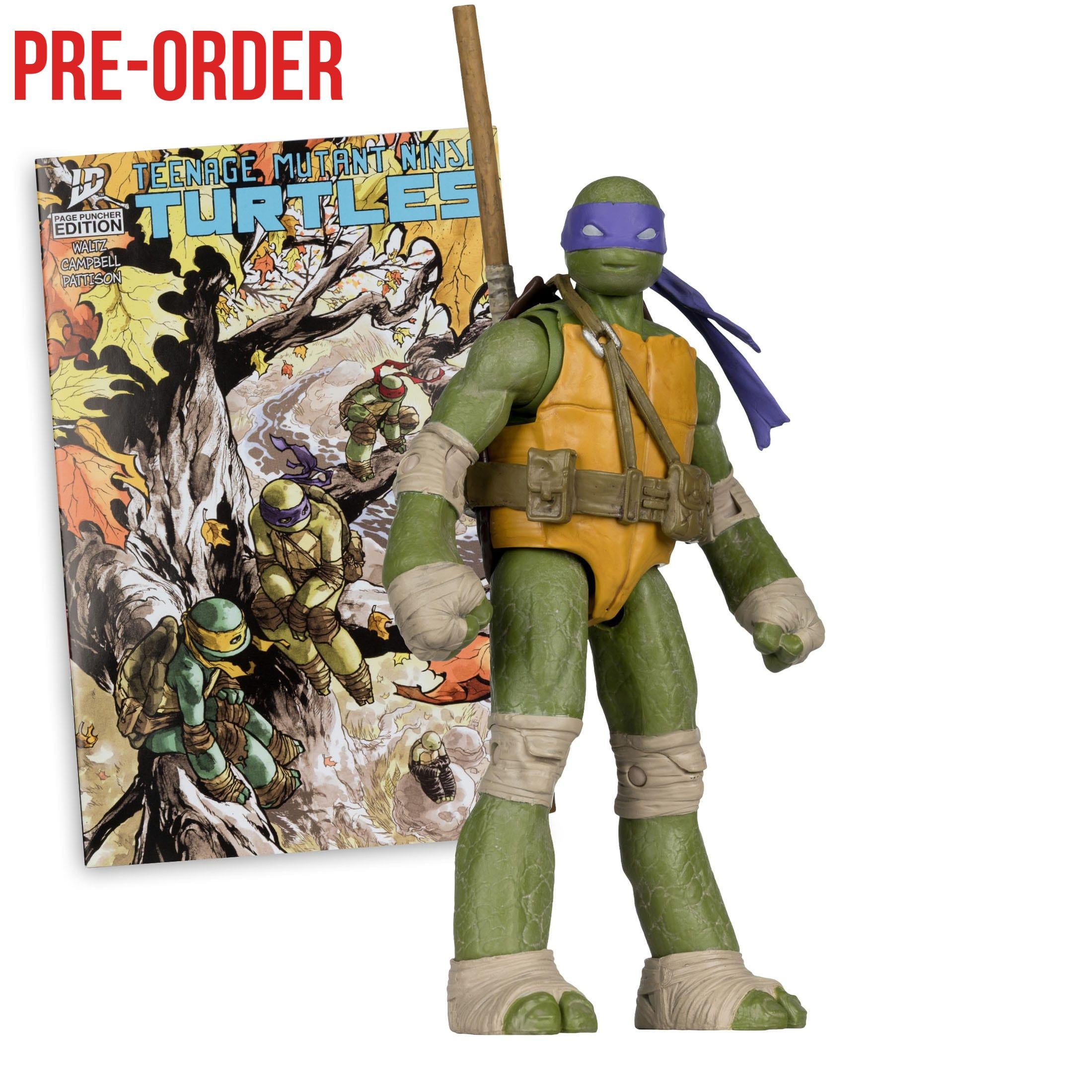 TMNT Page Punchers: Donatello Actionfigur & Comic - 5 inch-Actionfiguren-McFarlane Toys-Mighty Underground