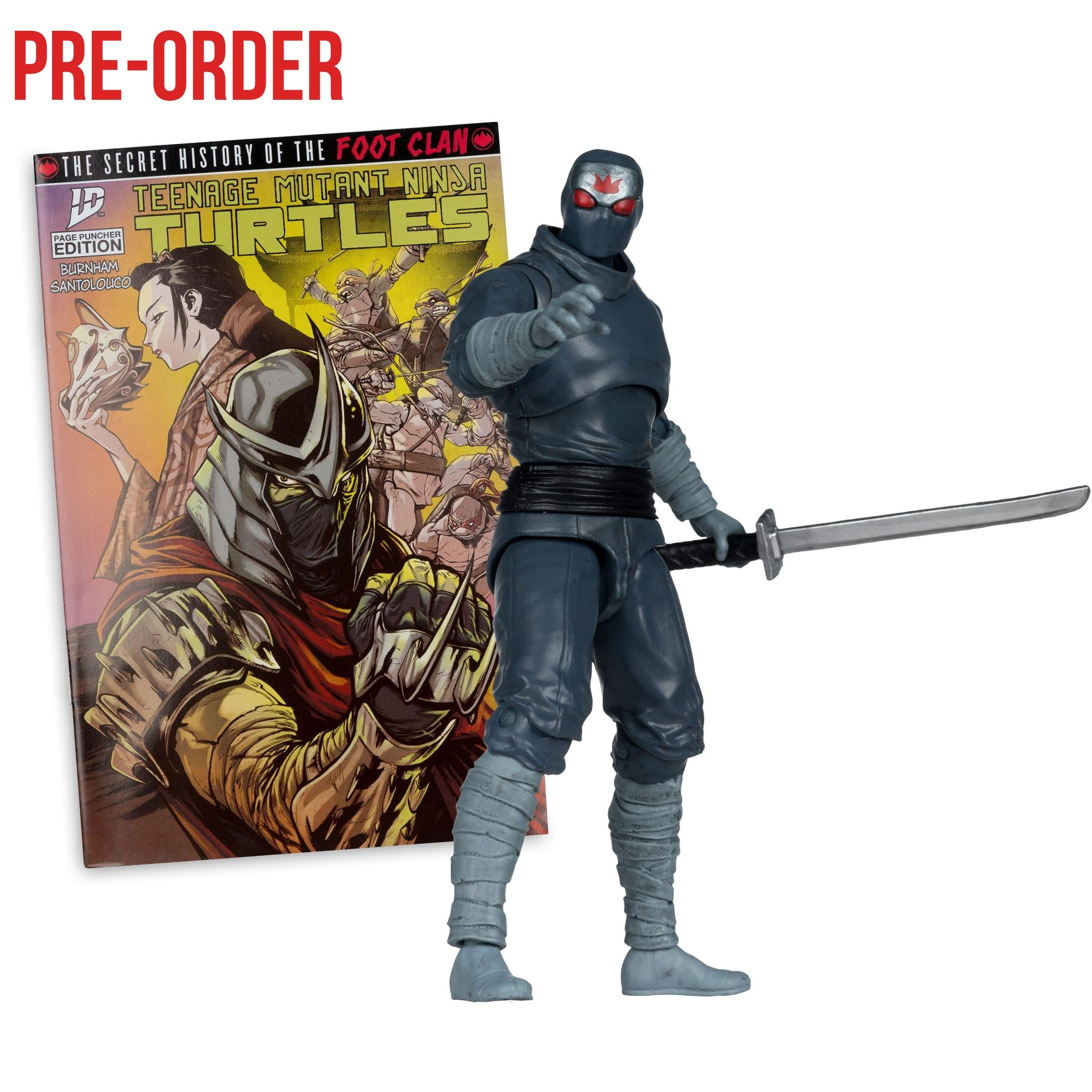 TMNT Page Punchers: Foot Soldier Actionfigur & Comic - 5 inch-Actionfiguren-McFarlane Toys-Mighty Underground
