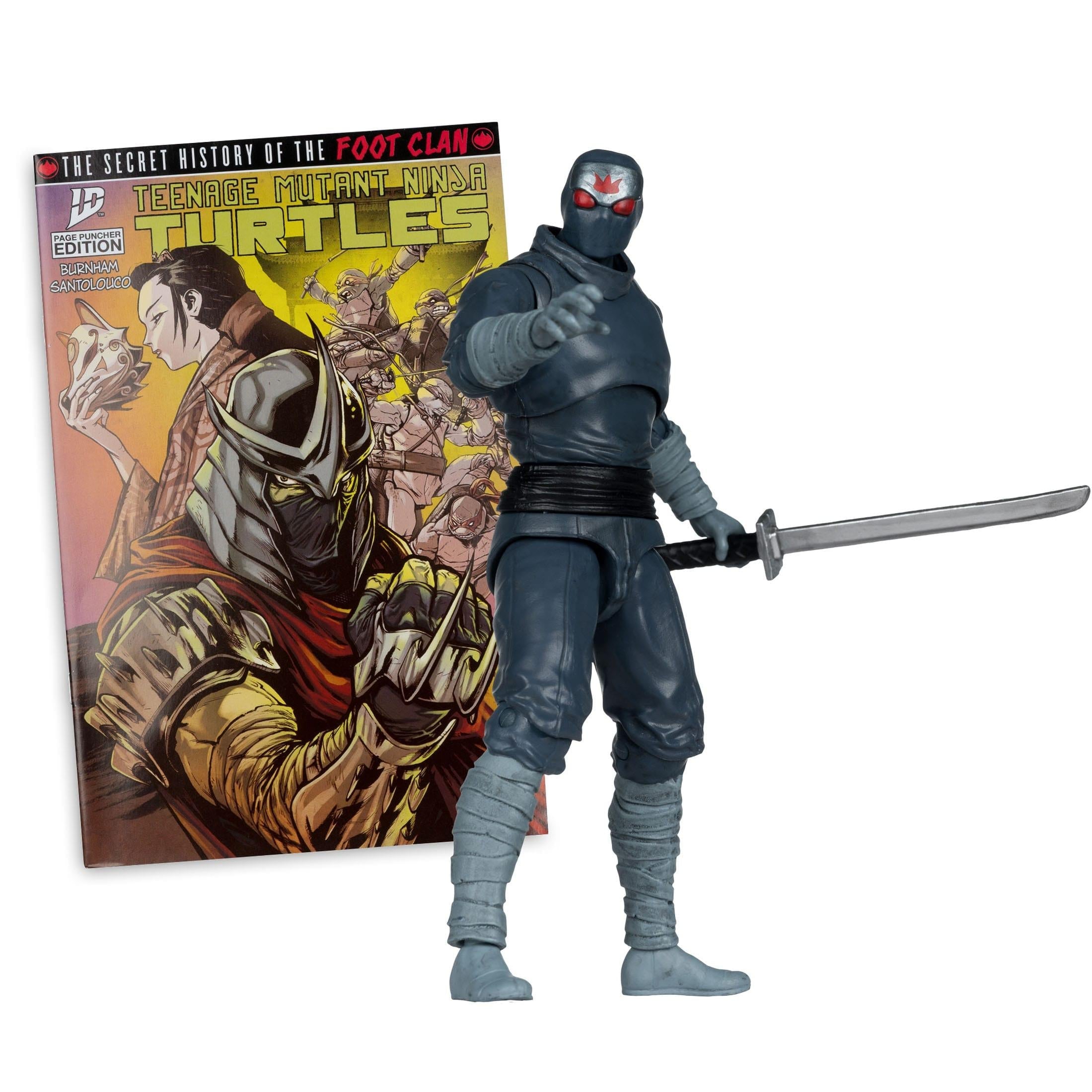 TMNT Page Punchers: Foot Soldier Actionfigur & Comic - 5 inch-Actionfiguren-McFarlane Toys-Mighty Underground