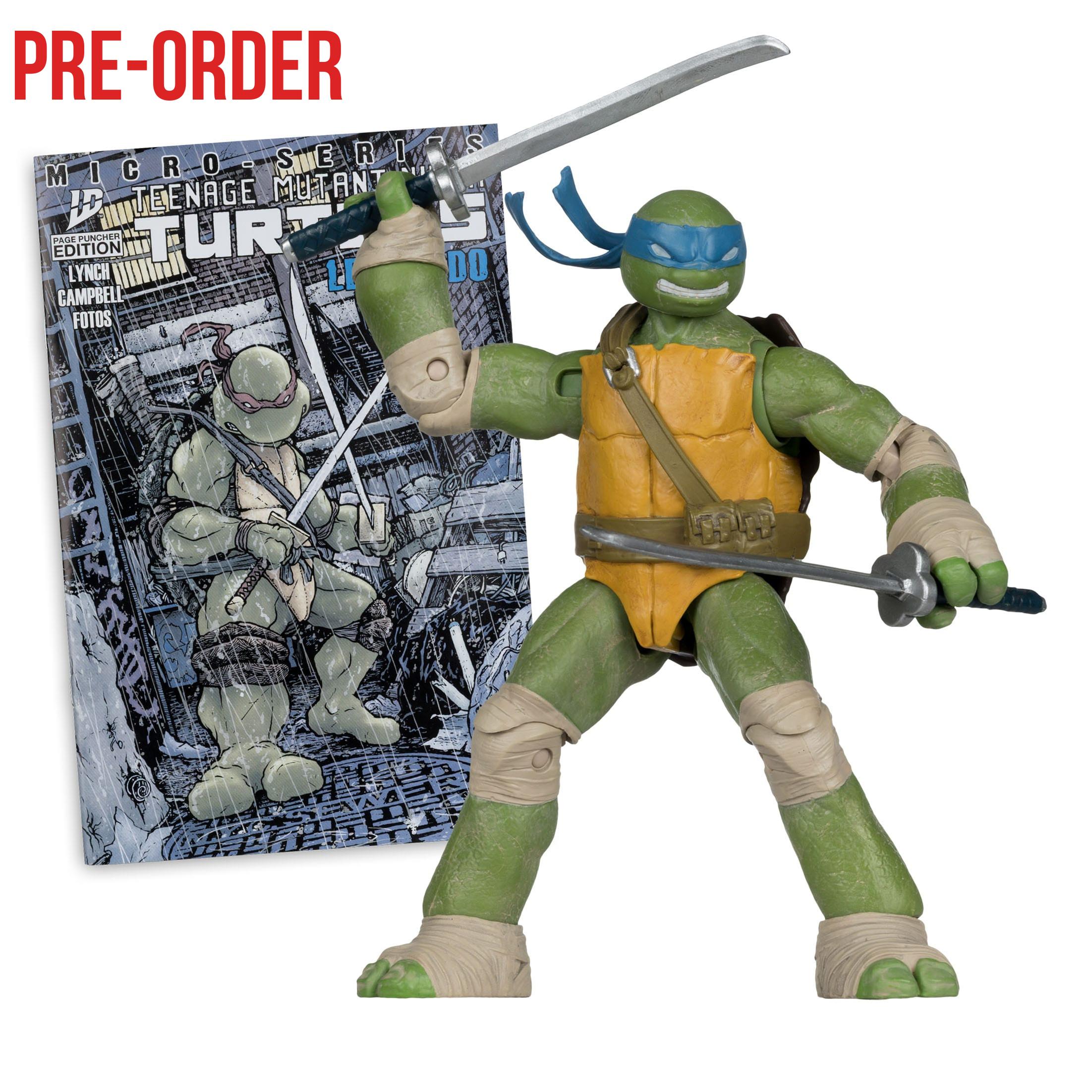 TMNT Page Punchers: Leonardo Actionfigur & Comic - 5 inch-Actionfiguren-McFarlane Toys-Mighty Underground