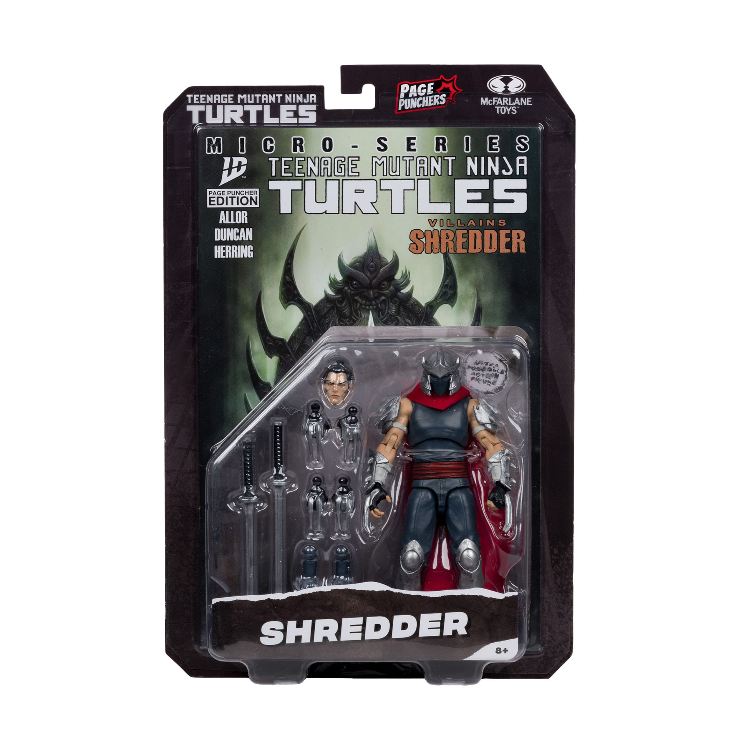 TMNT Page Punchers: Shredder Actionfigur & Comic - 5 inch-Actionfiguren-McFarlane Toys-Mighty Underground