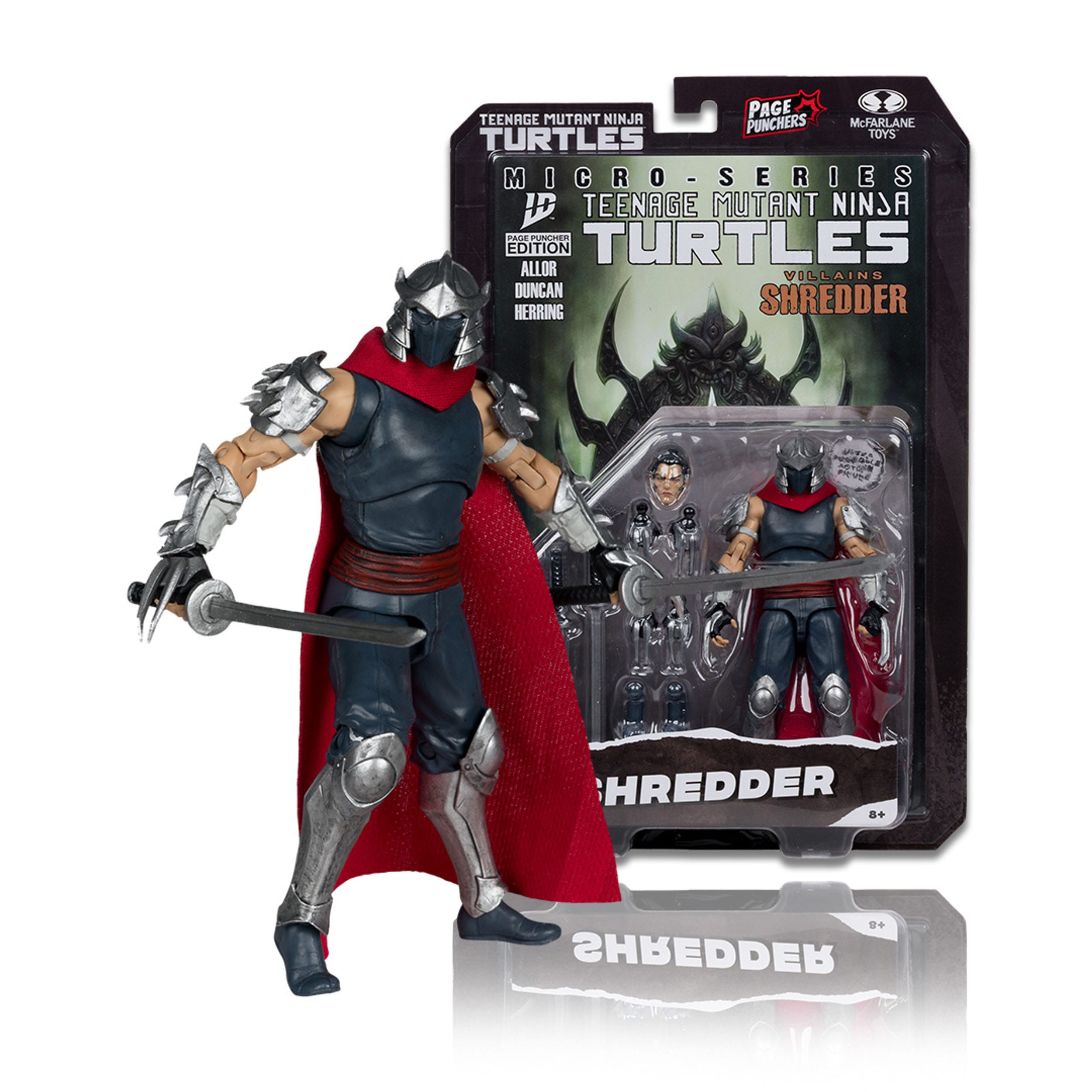 TMNT Page Punchers: Shredder Actionfigur & Comic - 5 inch-Actionfiguren-McFarlane Toys-Mighty Underground