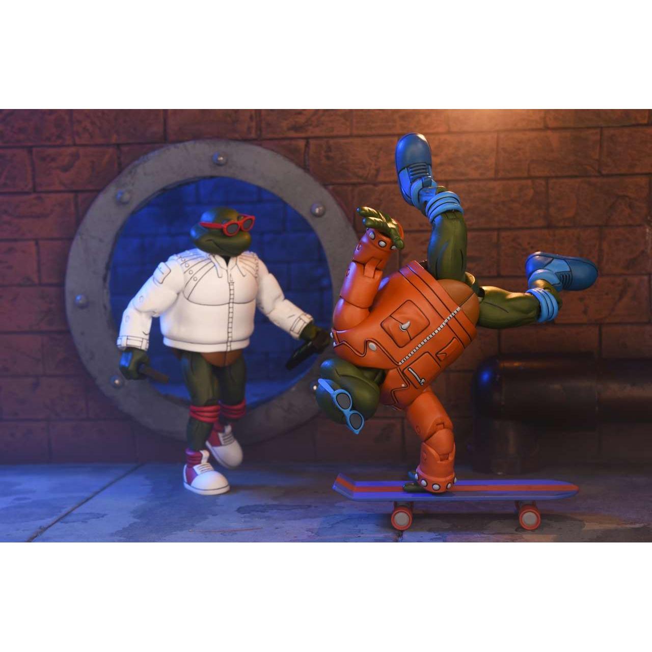 TMNT: Punk Leo and Punk Raph (Cartoon) - 2-Pack-Actionfiguren-NECA-Mighty Underground