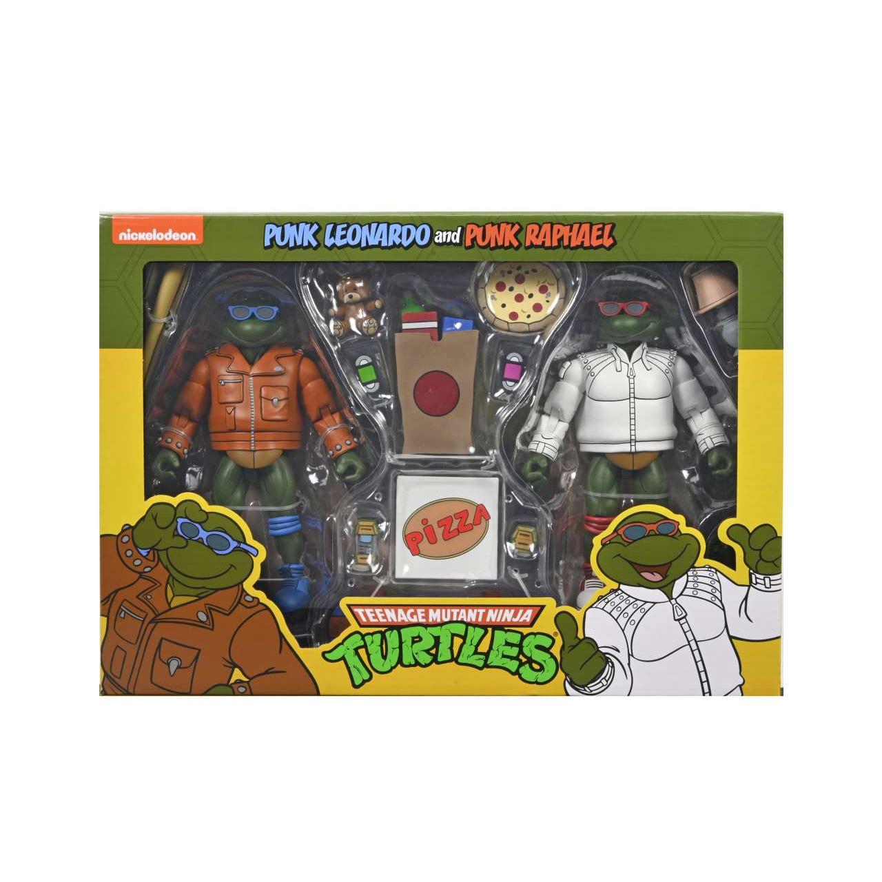 TMNT: Punk Leo and Punk Raph (Cartoon) - 2-Pack-Actionfiguren-NECA-Mighty Underground