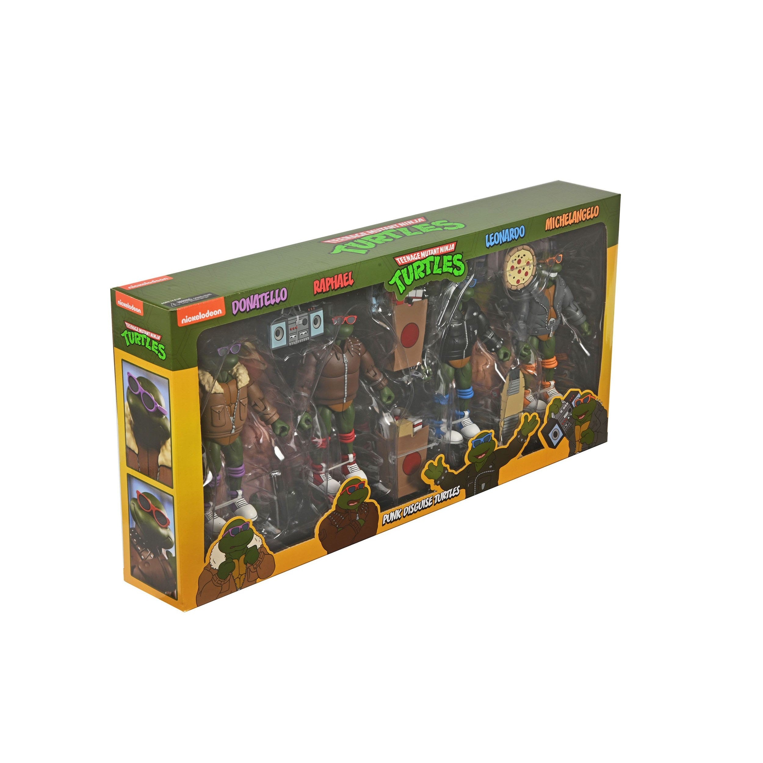 TMNT: Punk Turtles (Cartoon) - 4-Pack-Actionfiguren-NECA-Mighty Underground