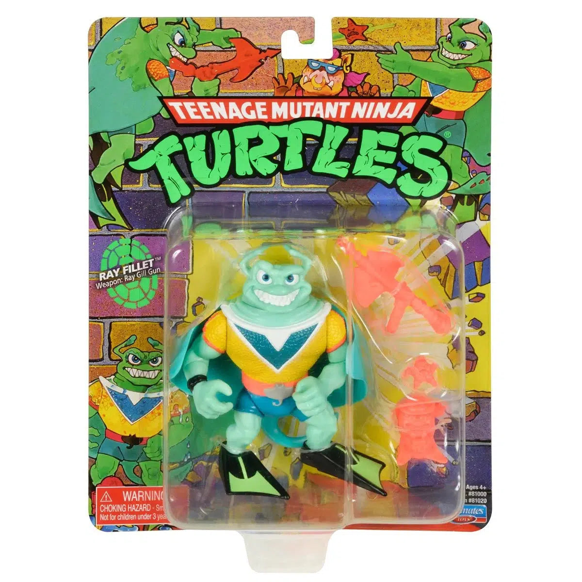 TMNT: Ray Fillet-Actionfiguren-Playmates Toys-Mighty Underground