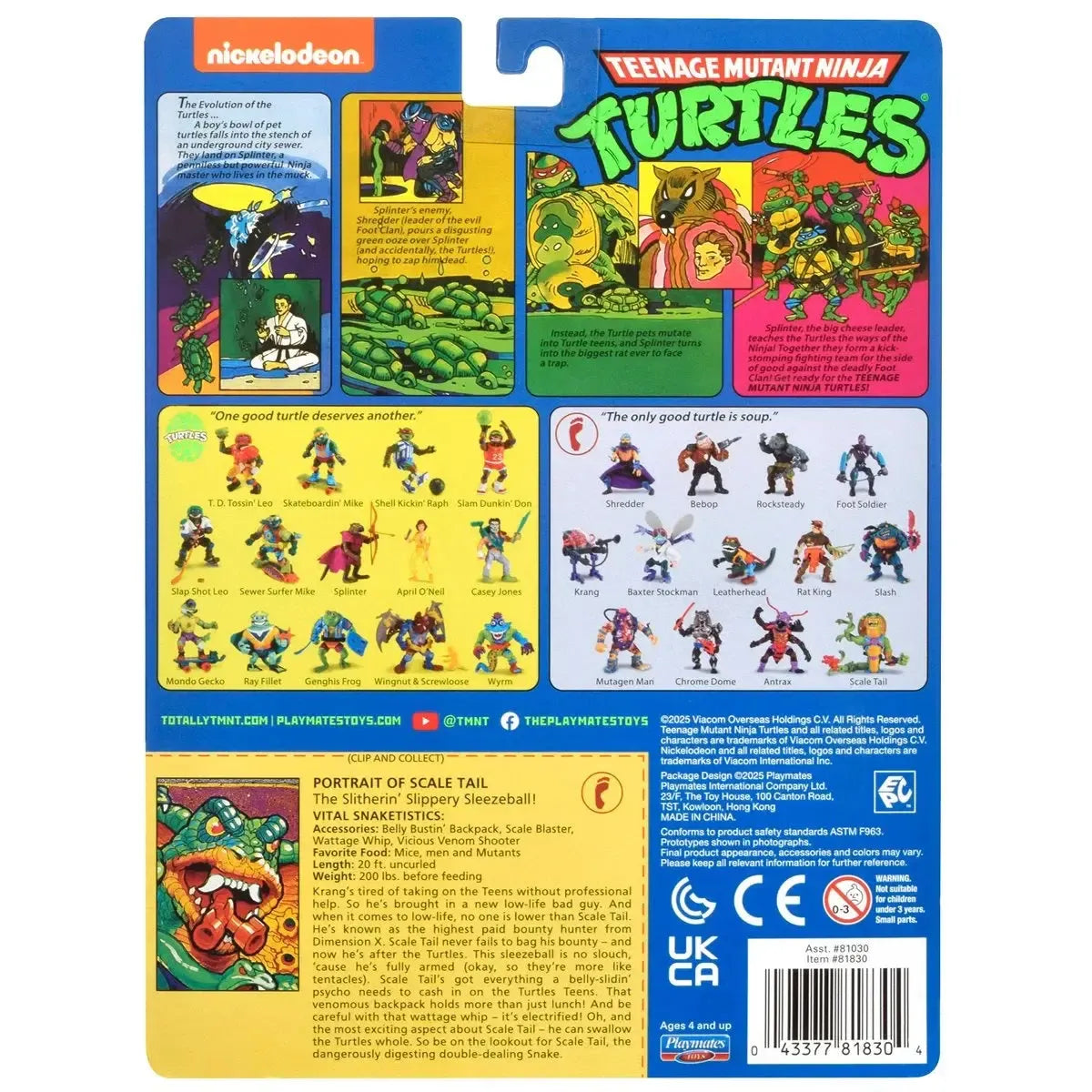 TMNT: Scaletail (Classic)-Actionfiguren-Playmates Toys-Mighty Underground