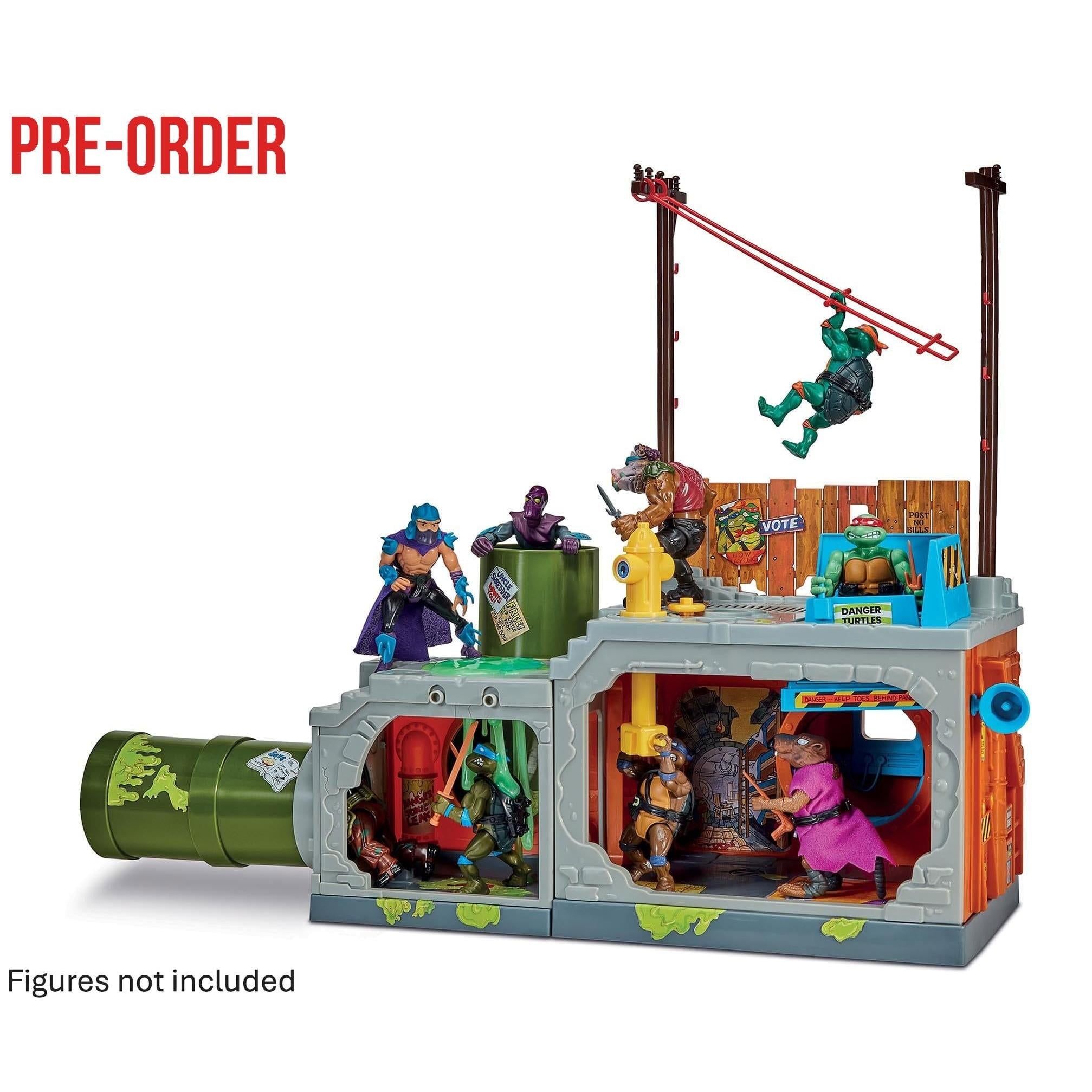 TMNT: Secret Sewer Lid Playset Mutant Module (Classic)-Actionfiguren-Playmates Toys-Mighty Underground