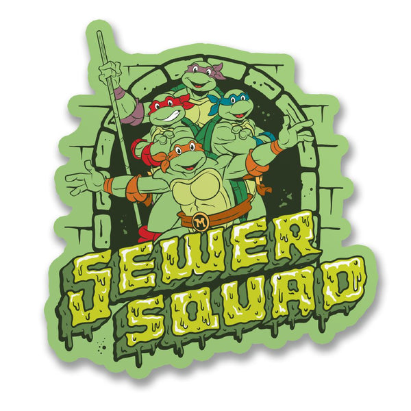 TMNT: Sewer Squad - Sticker-Sticker-Mighty Underground-Mighty Underground