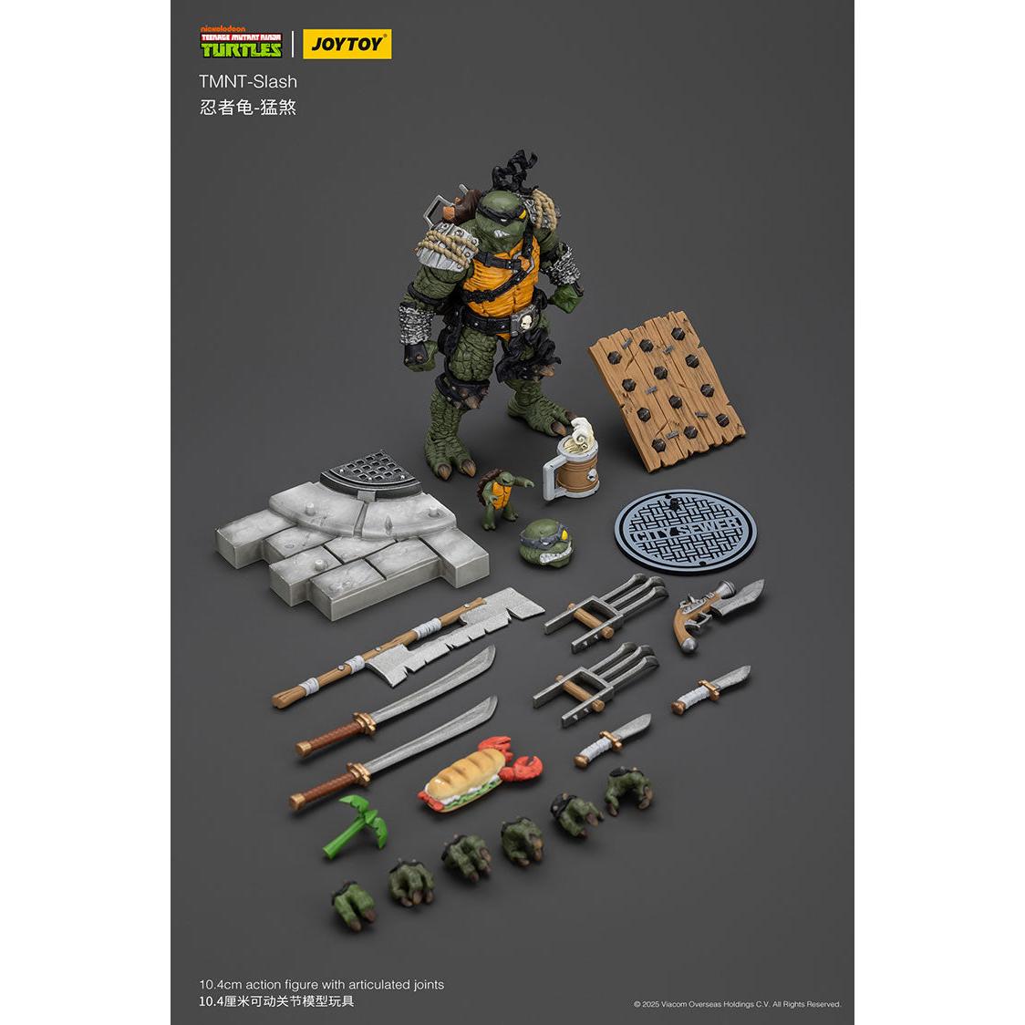TMNT: Slash - 1/18 (Kopie)-Actionfiguren-JoyToy-Mighty Underground