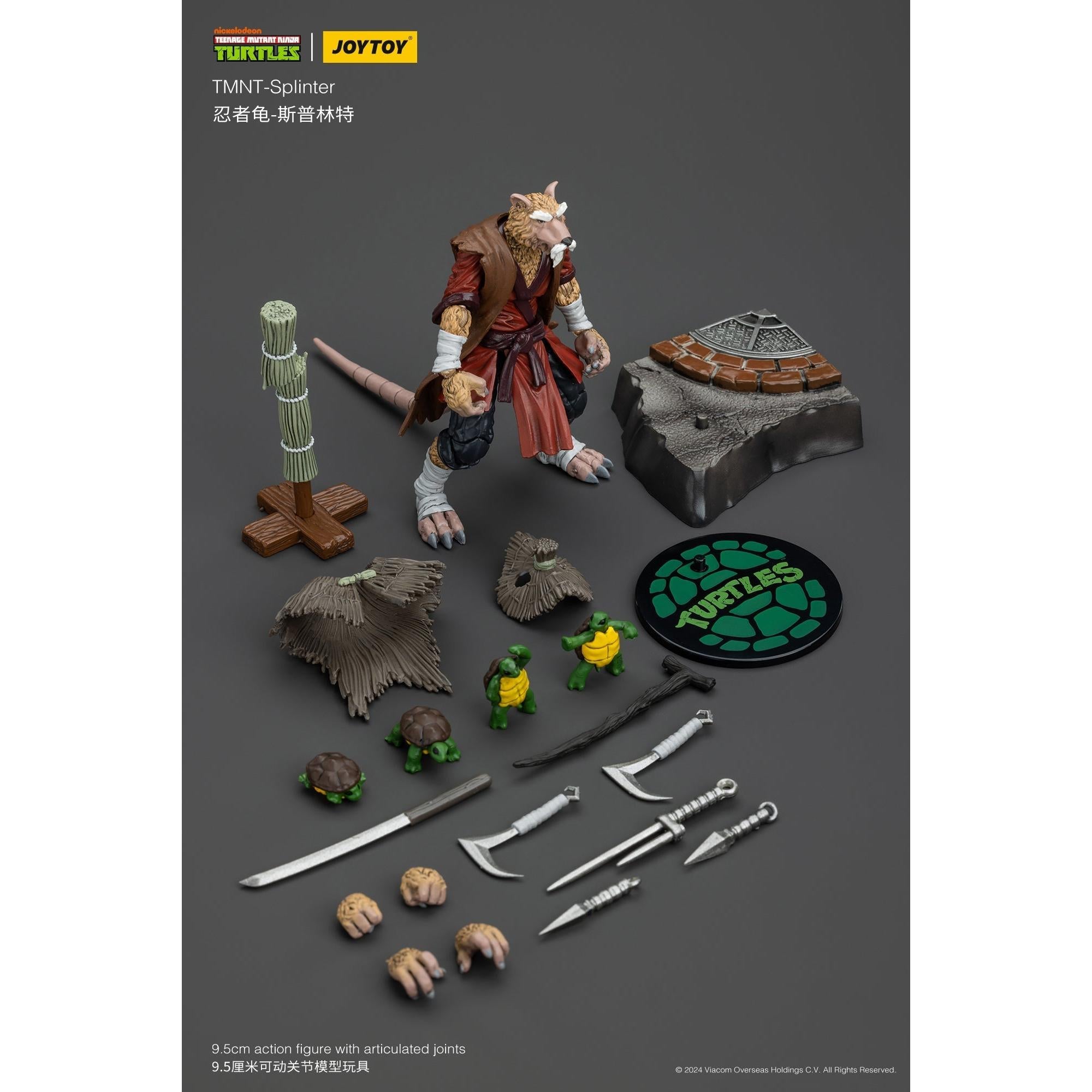 TMNT: Splinter - 1/18-Actionfiguren-JoyToy-Mighty Underground