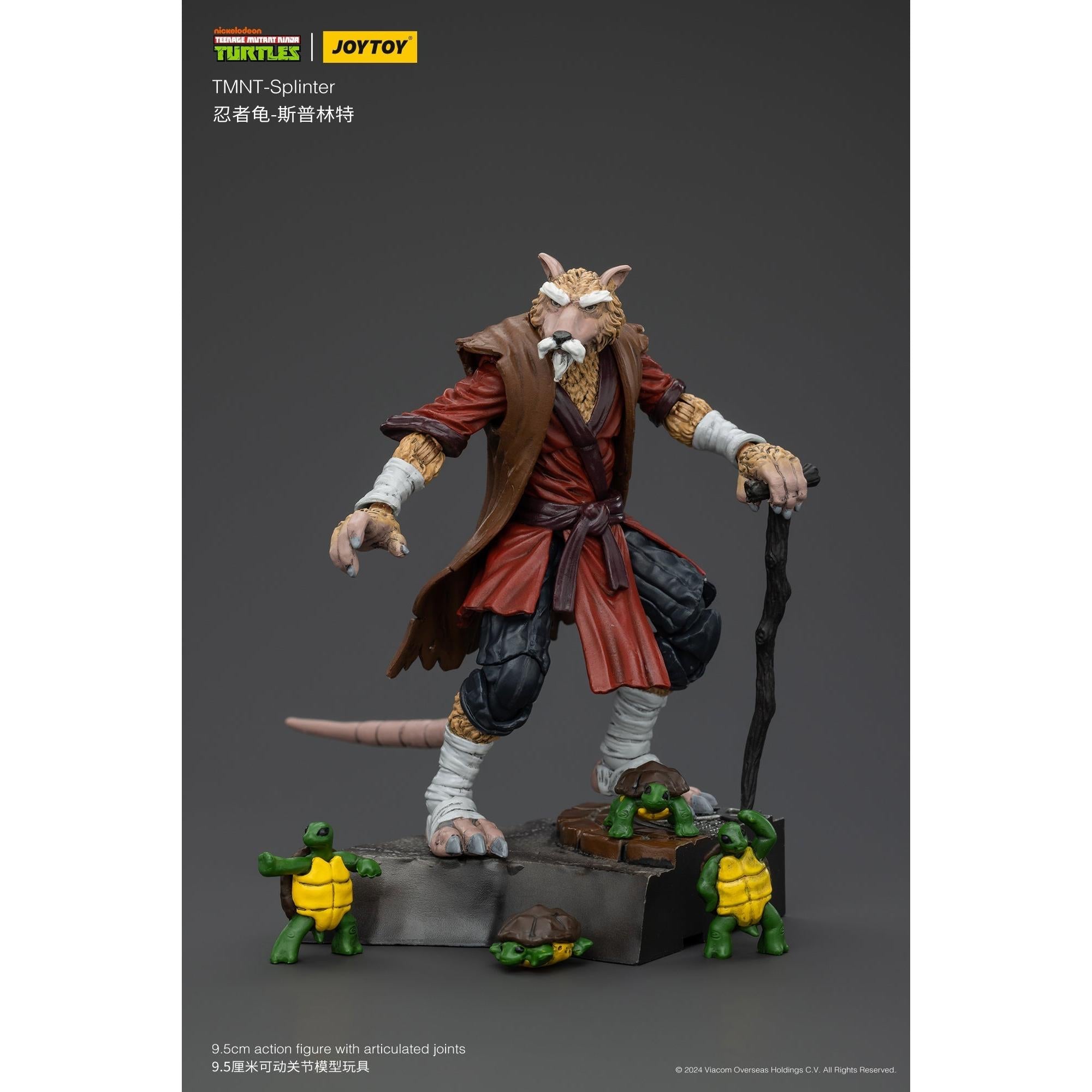 TMNT: Splinter - 1/18-Actionfiguren-JoyToy-Mighty Underground
