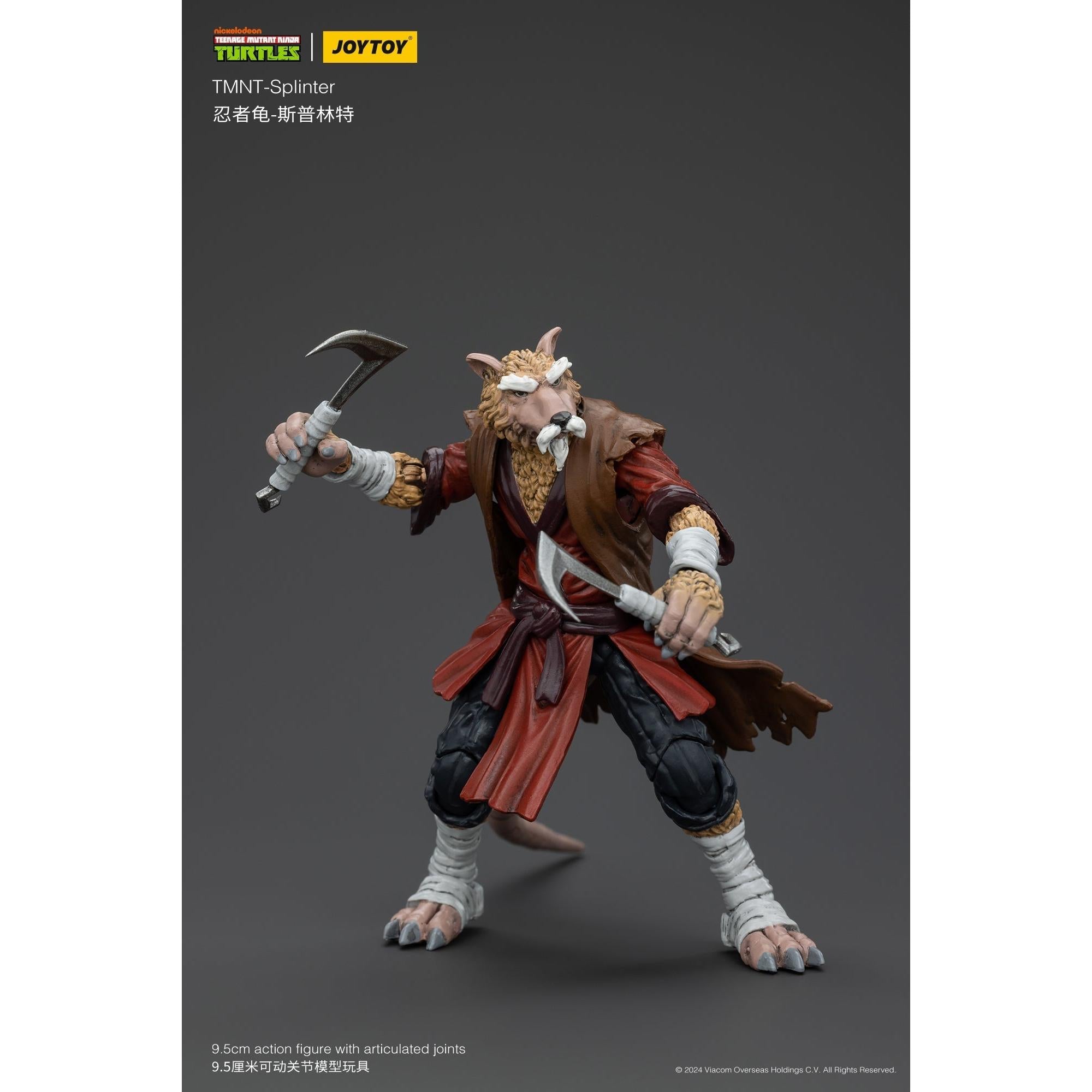 TMNT: Splinter - 1/18-Actionfiguren-JoyToy-Mighty Underground