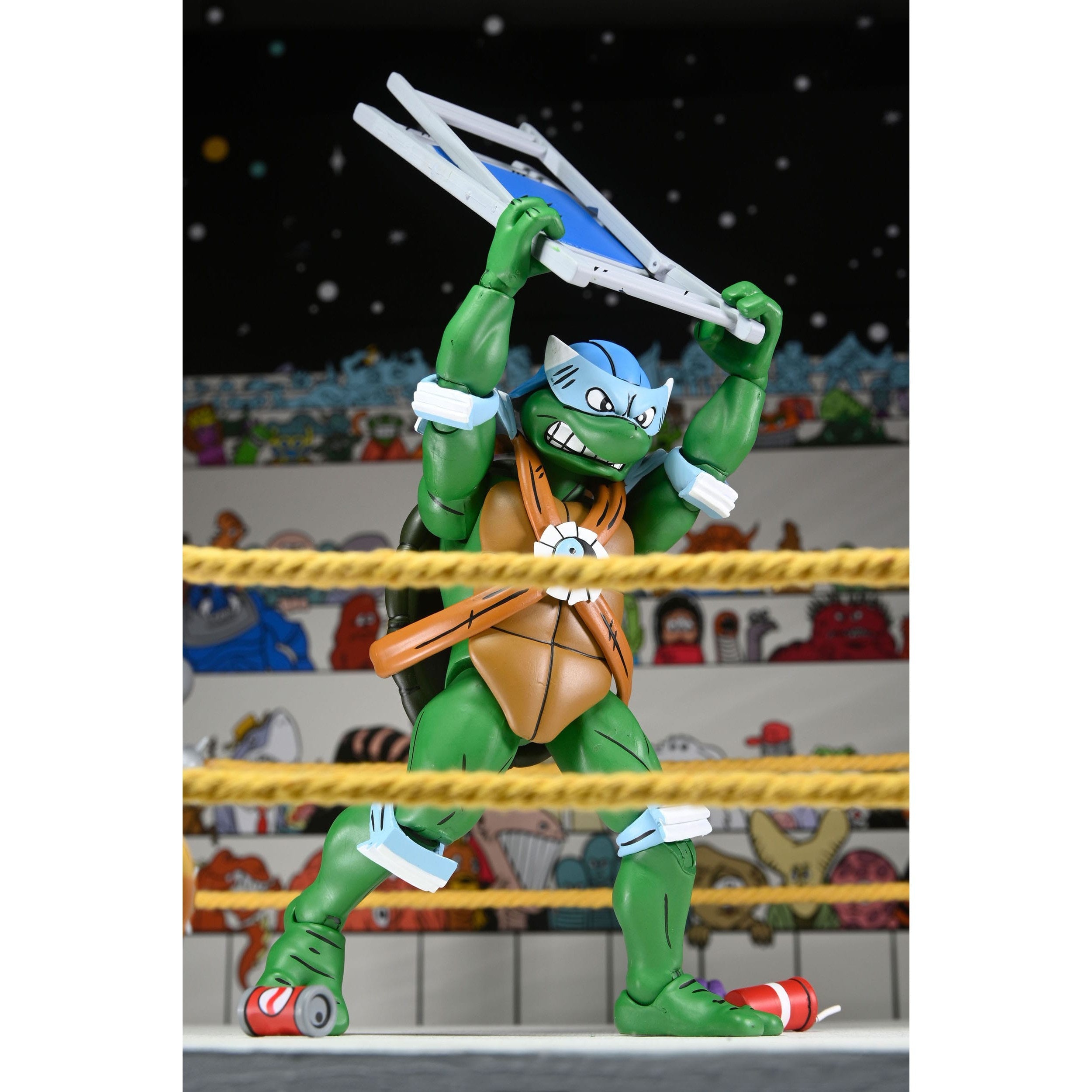 TMNT: Stump Wrestling Turtles (Archie Comics) - 4-Pack-Actionfiguren-NECA-Mighty Underground