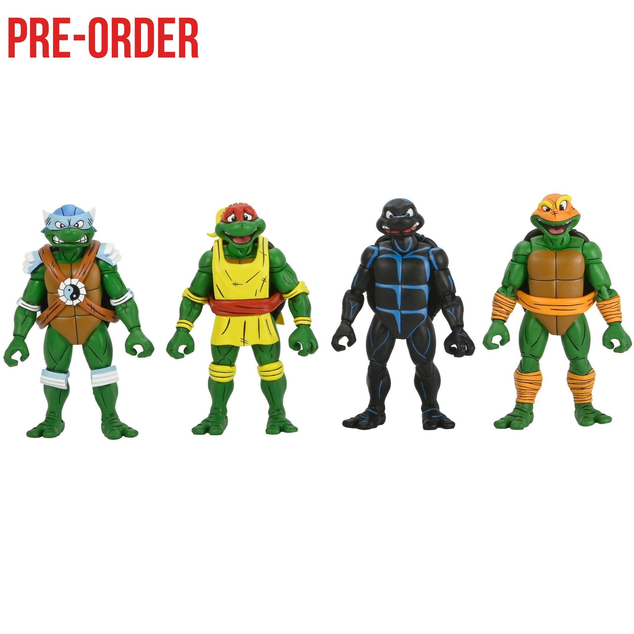 TMNT: Stump Wrestling Turtles (Archie Comics) - 4-Pack-Actionfiguren-NECA-Mighty Underground