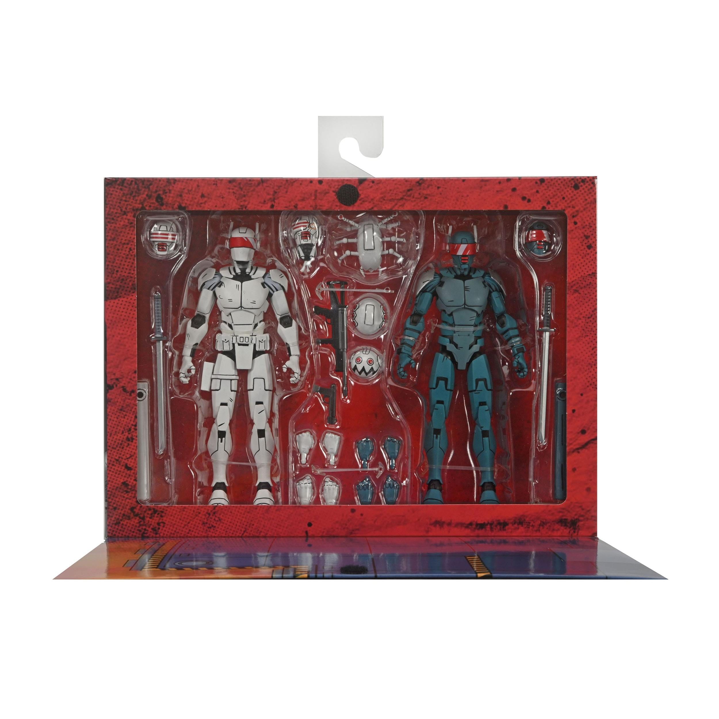 TMNT: Synja Robots (The Last Ronin) - 2-Pack-Actionfiguren-NECA-Mighty Underground