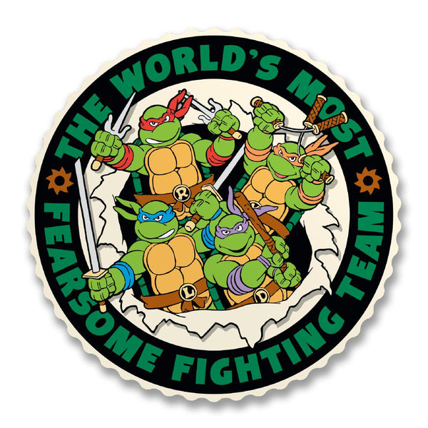 TMNT: The Most Fearsome Fighting Team - Sticker-Sticker-Mighty Underground-Mighty Underground
