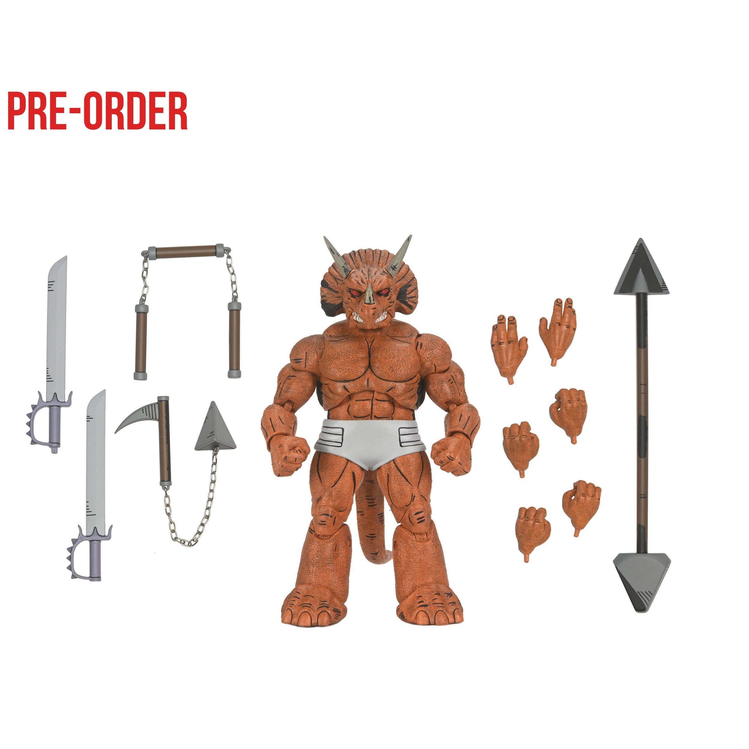 TMNT: Triceraton Gladiator (Mirage Comics)-Actionfiguren-NECA-Mighty Underground