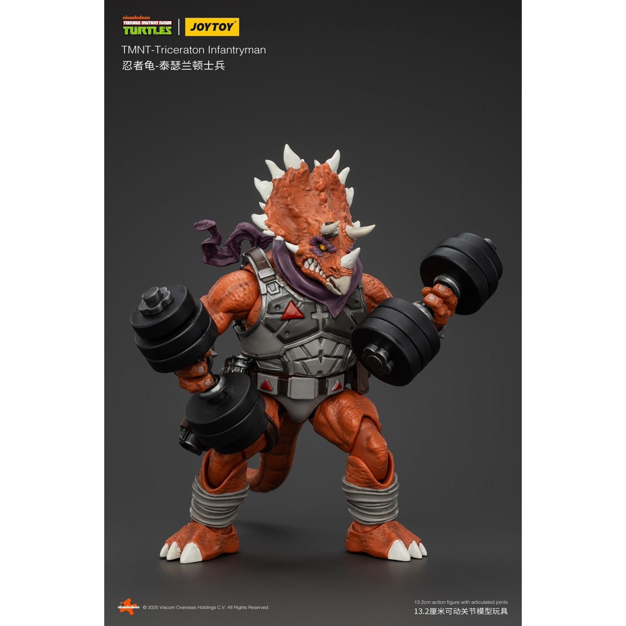 TMNT: Triceraton Infantryman - 1/18-Actionfiguren-JoyToy-Mighty Underground