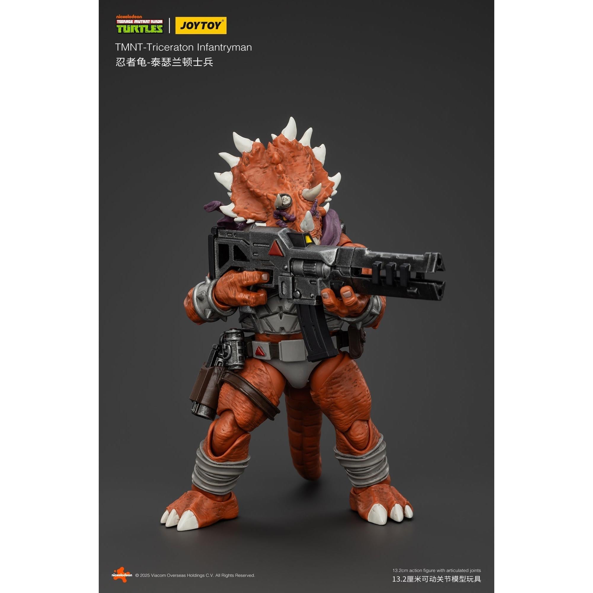 TMNT: Triceraton Infantryman - 1/18-Actionfiguren-JoyToy-Mighty Underground
