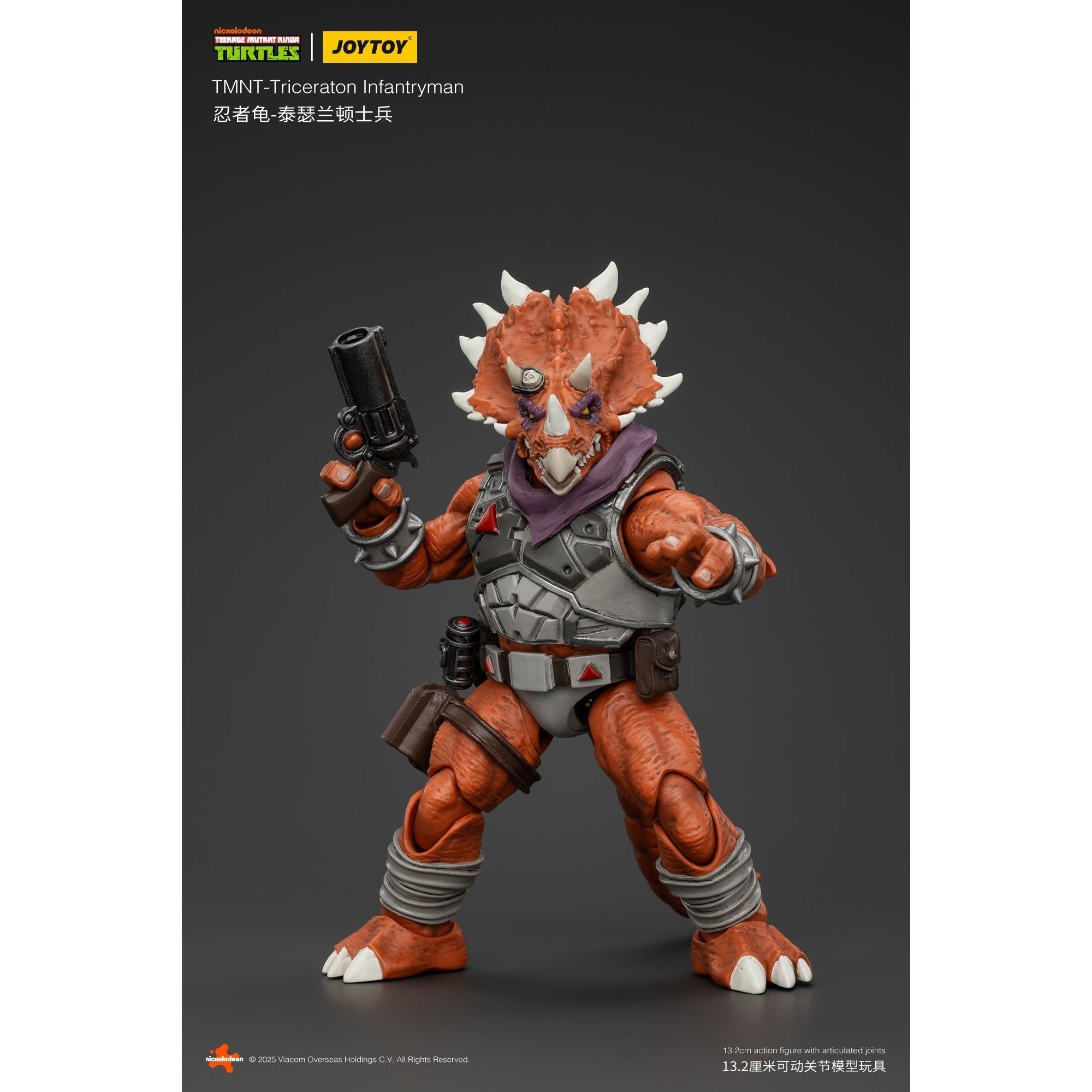 TMNT: Triceraton Infantryman - 1/18-Actionfiguren-JoyToy-Mighty Underground