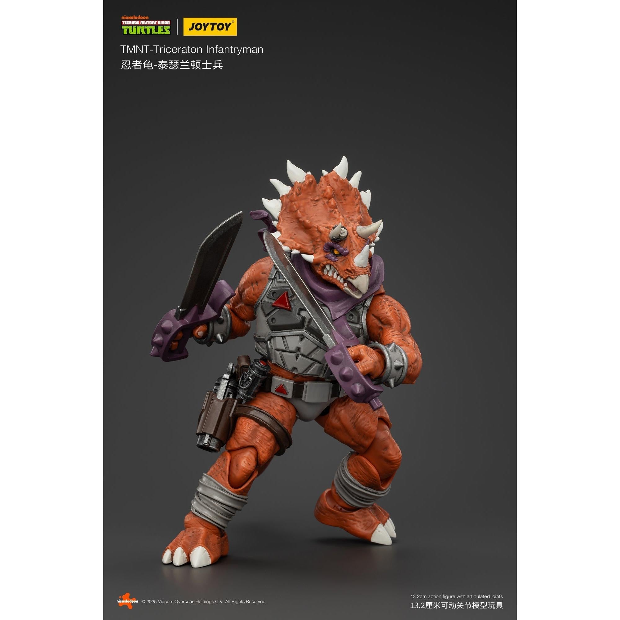 TMNT: Triceraton Infantryman - 1/18-Actionfiguren-JoyToy-Mighty Underground