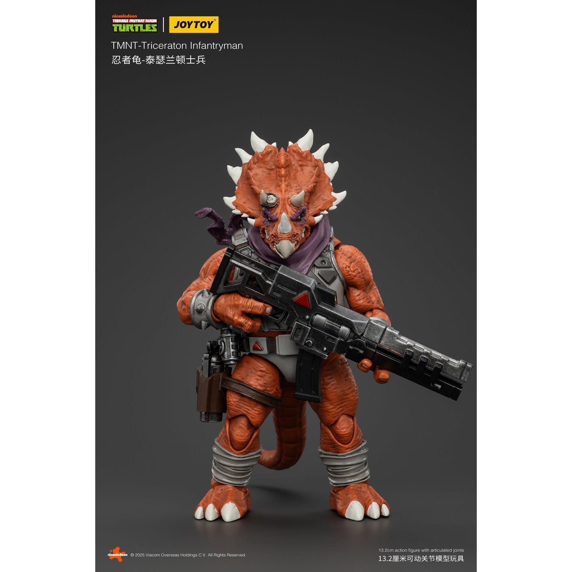 TMNT: Triceraton Infantryman - 1/18-Actionfiguren-JoyToy-Mighty Underground