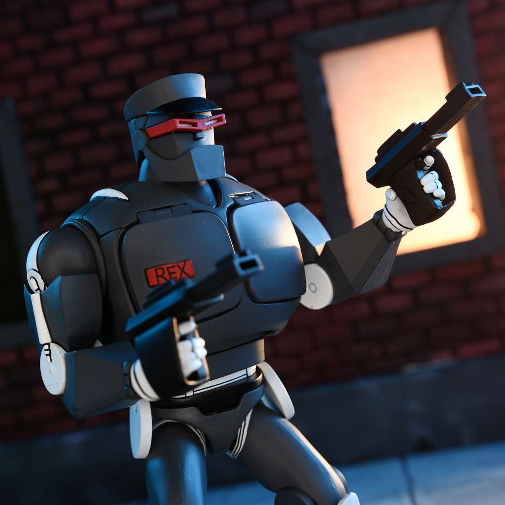 TMNT: Ultimate Evil Rex-1 (Cartoon)-Actionfiguren-NECA-Mighty Underground