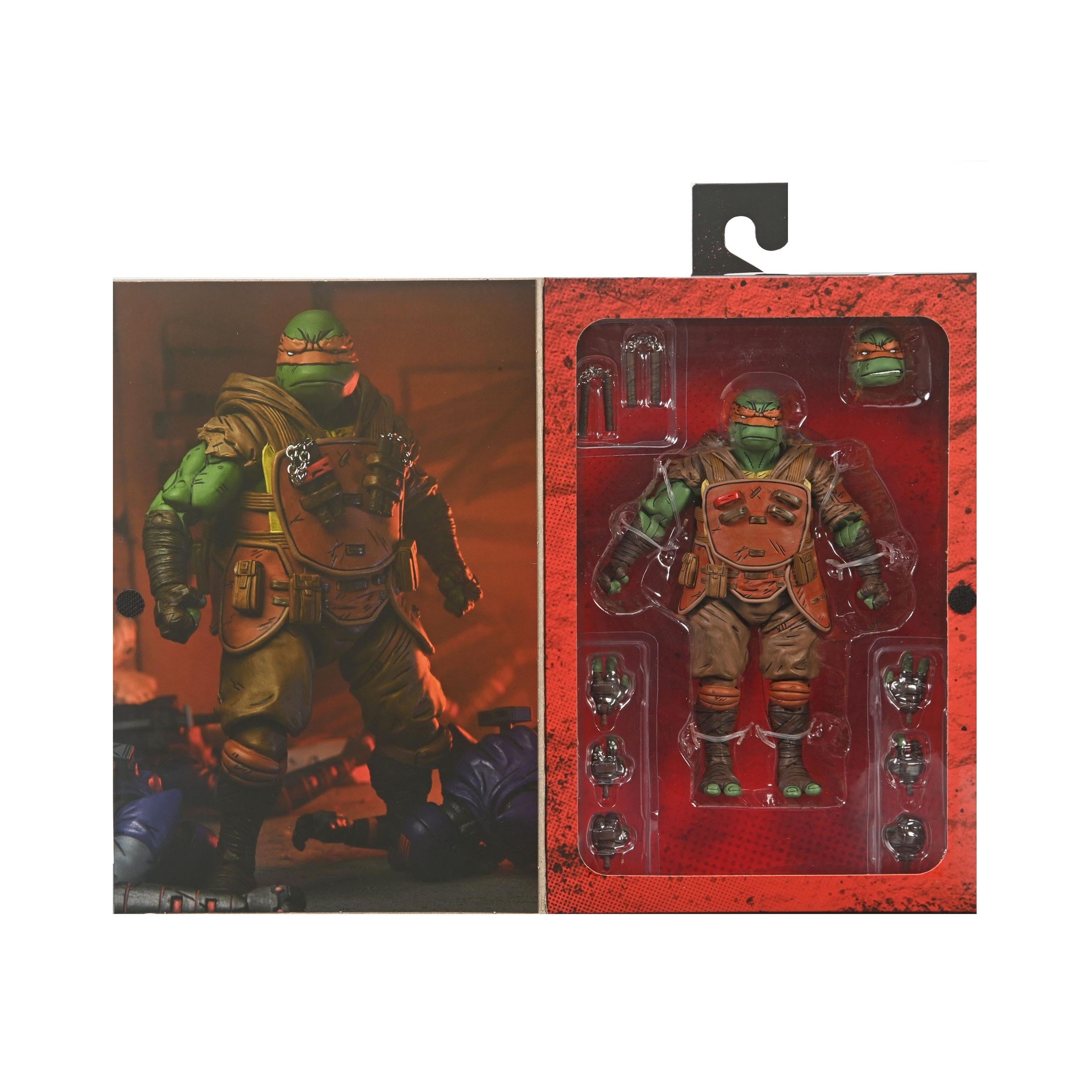TMNT: Ultimate Flashback Michelangelo (The Last Ronin)-Actionfiguren-NECA-Mighty Underground